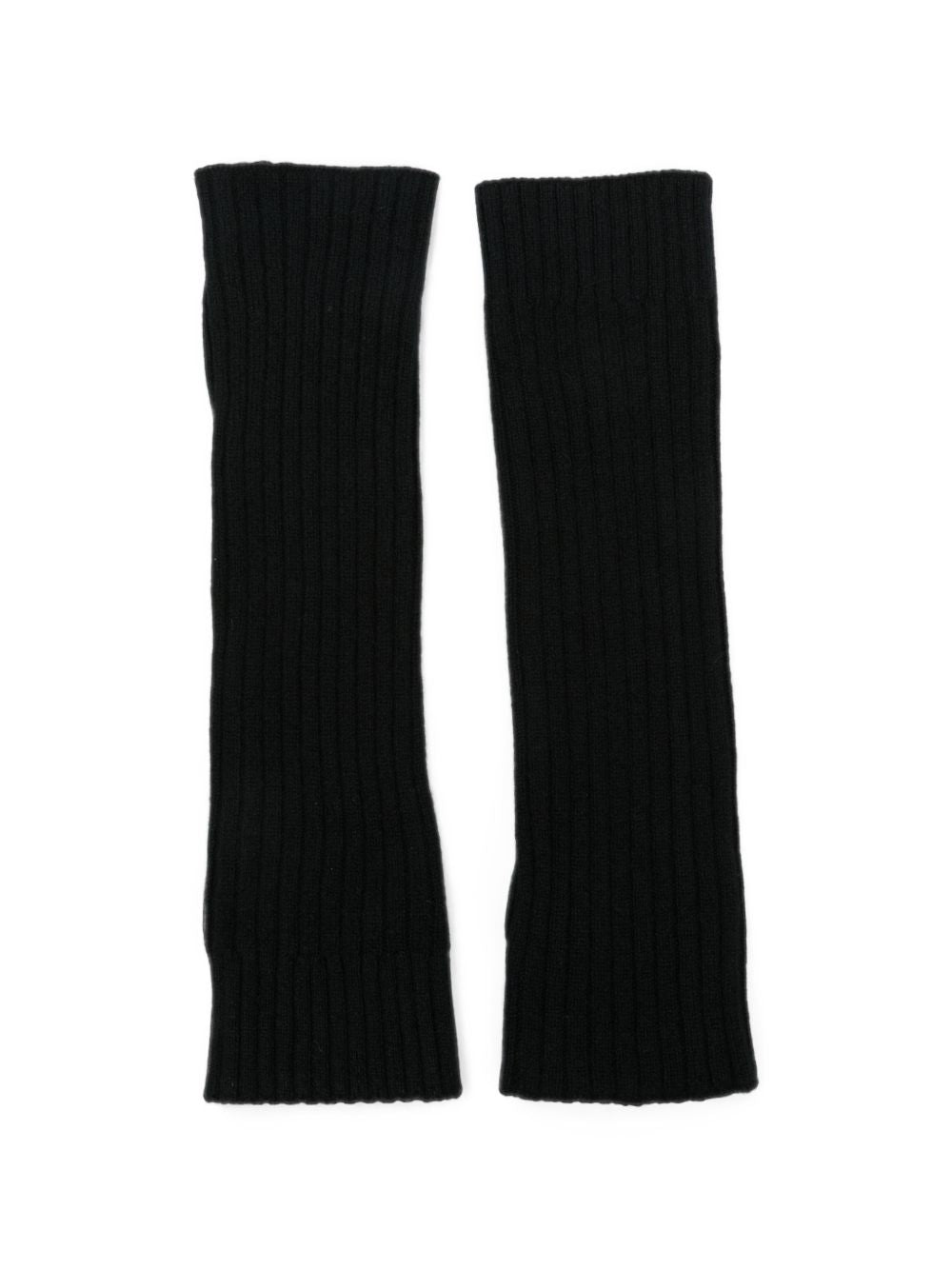 CT PLAGE Gloves BLACK – 100% Cashmere