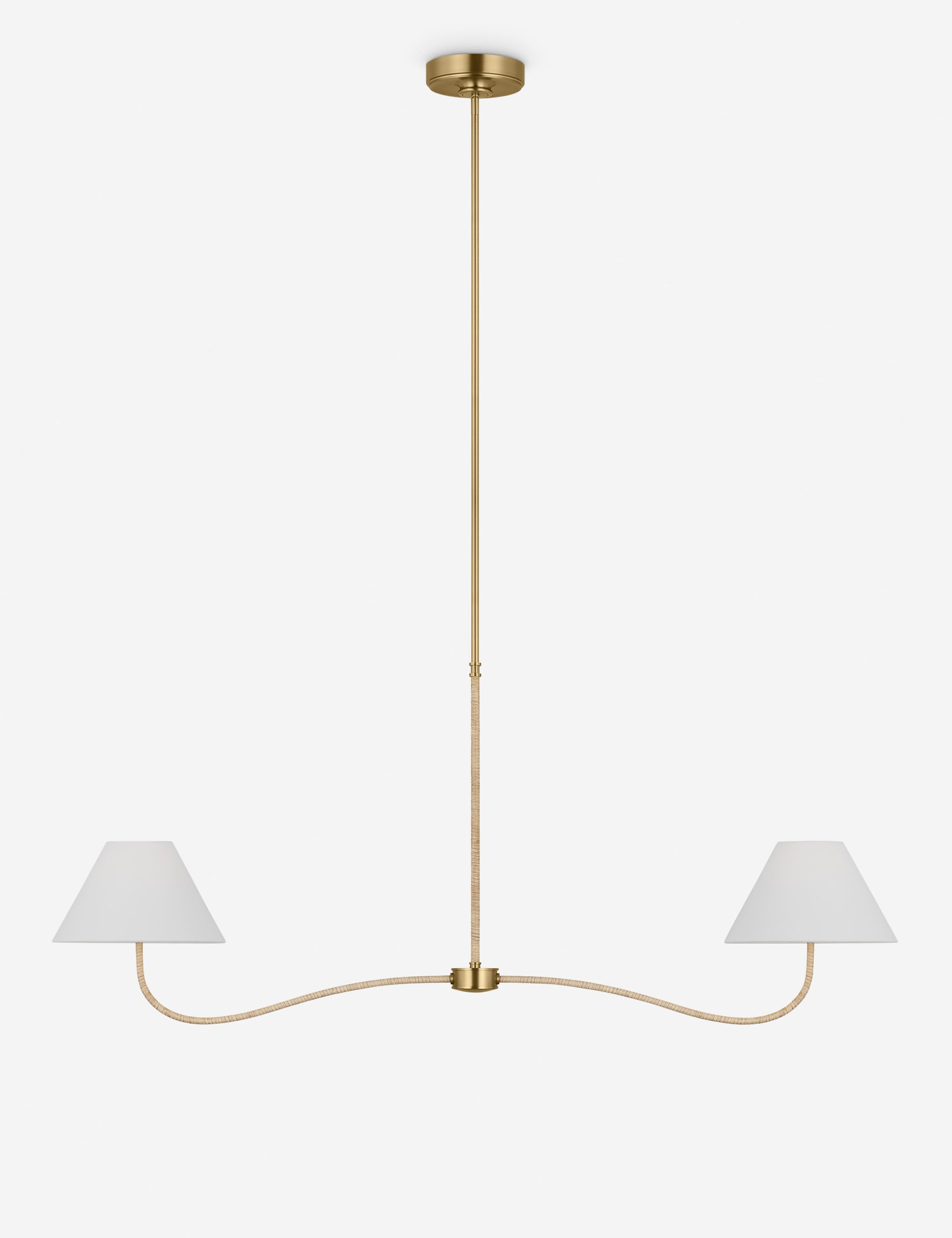 Lulu and Georgia Swanner Linear Chandelier – Brass