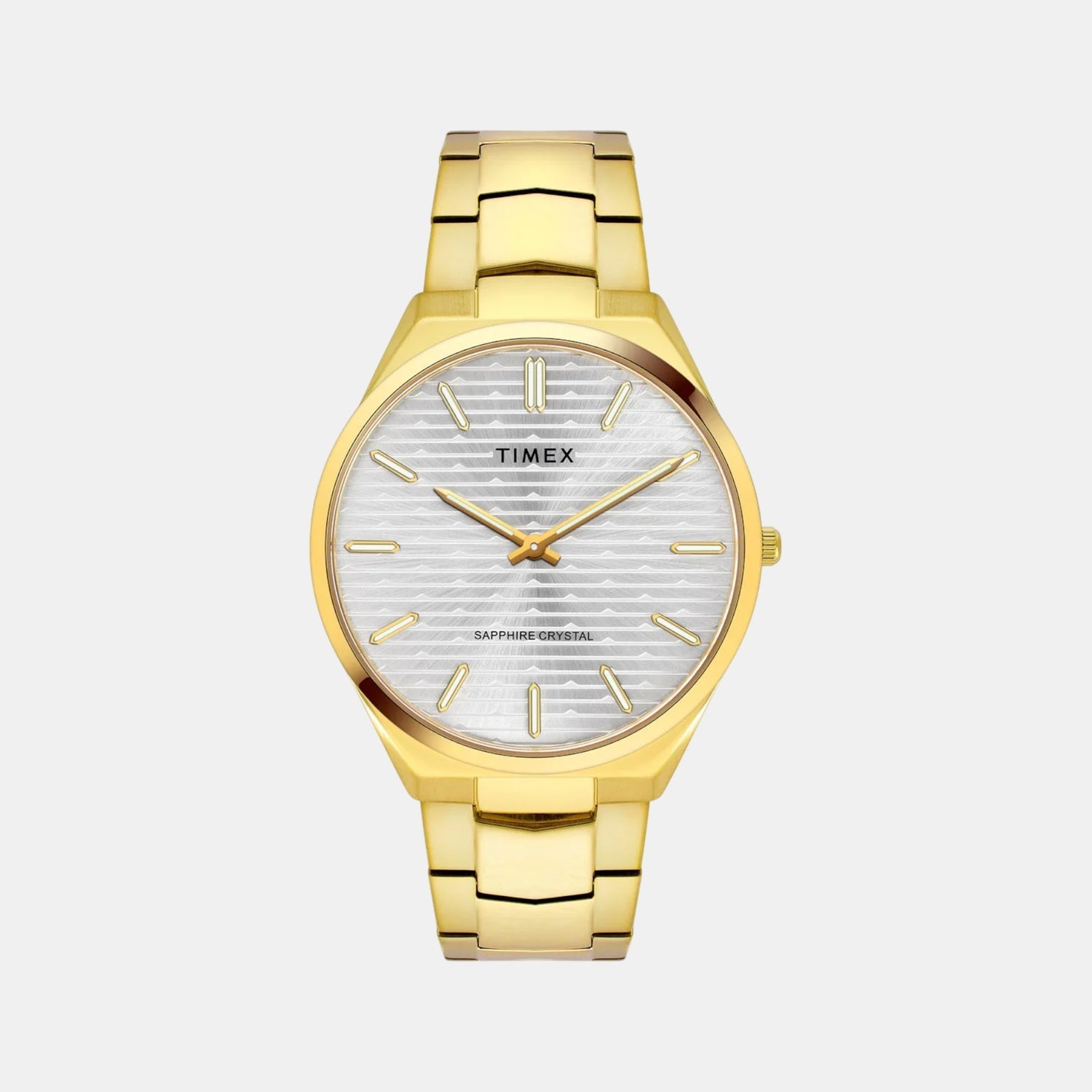 Timex Fashion Men Quartz Silver Dial Analog Stainless Steel Watch TWEG25801