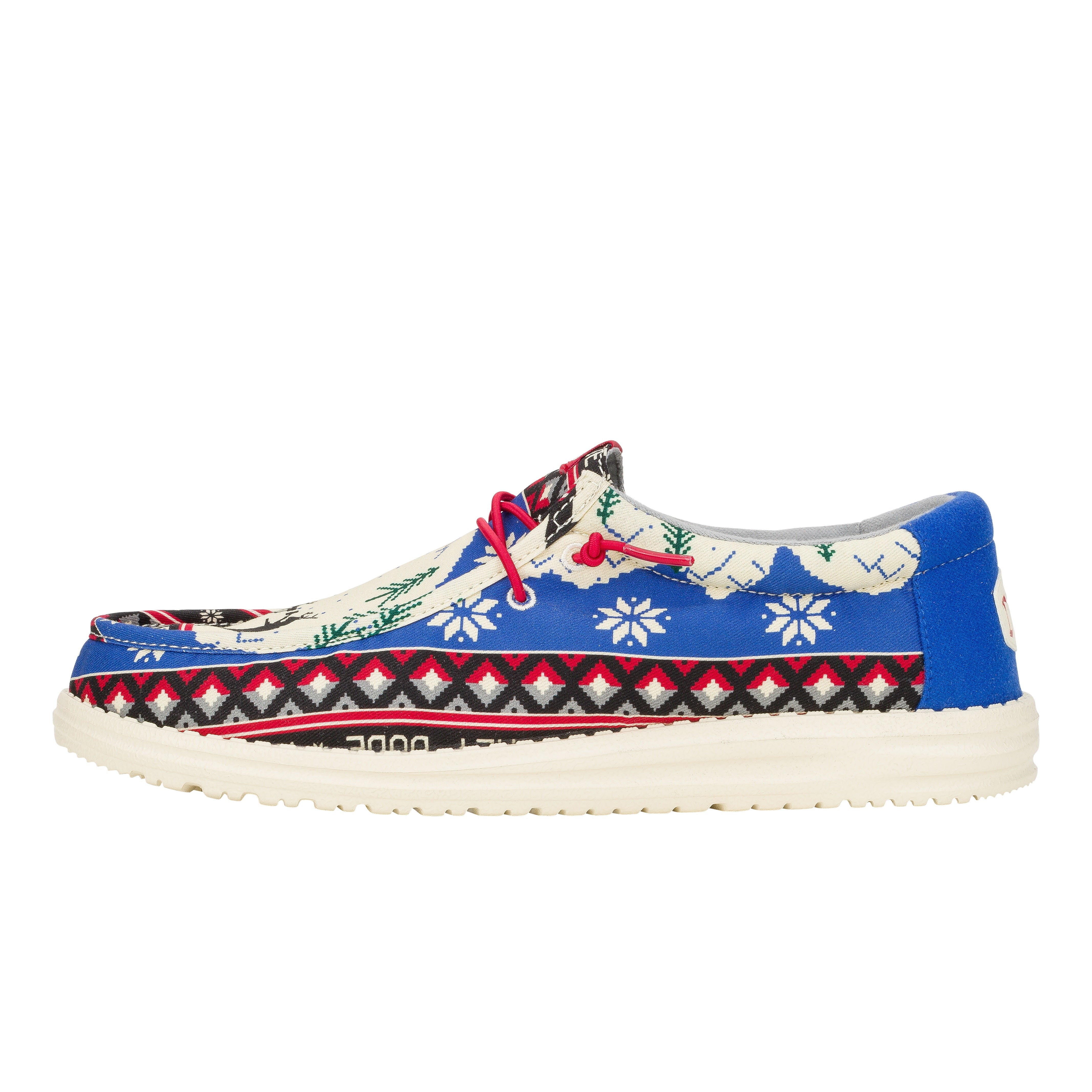 HEYDUDE shoes Wally Holiday Cheers - Holiday White/Multi