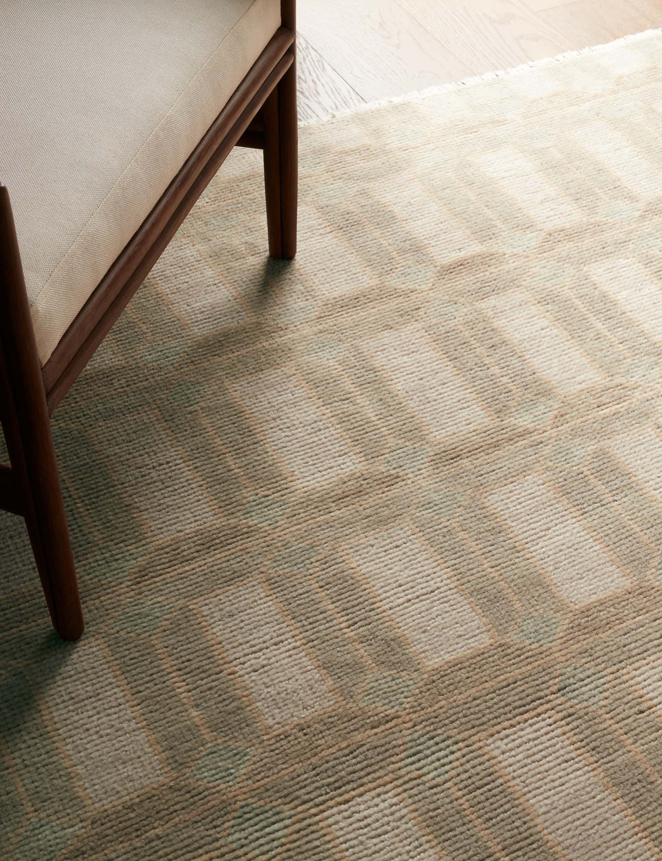 Lulu and Georgia Mada Hand-Knotted Wool Rug – Beige - view 2