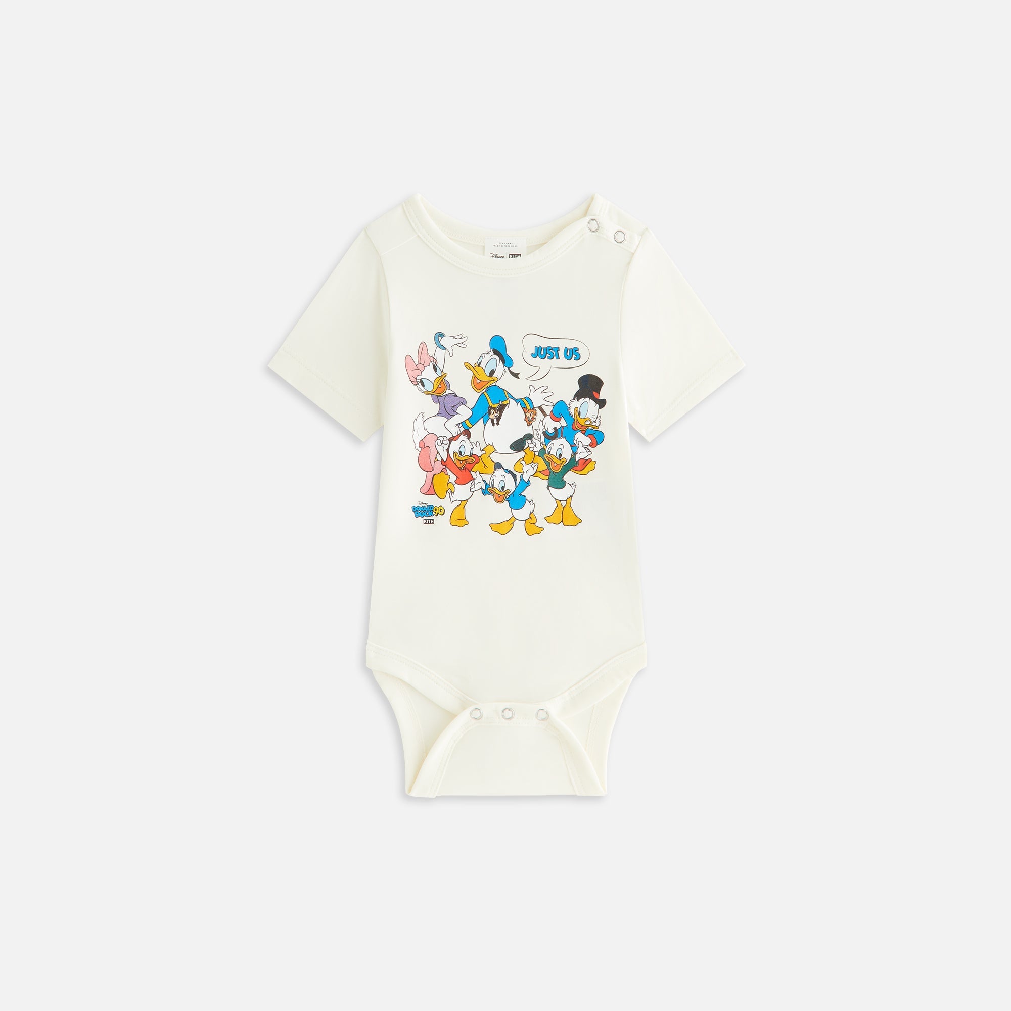 Kith baby suits – Disney | Kith Baby for Donald Duck Just Us Bodysuit - Silk