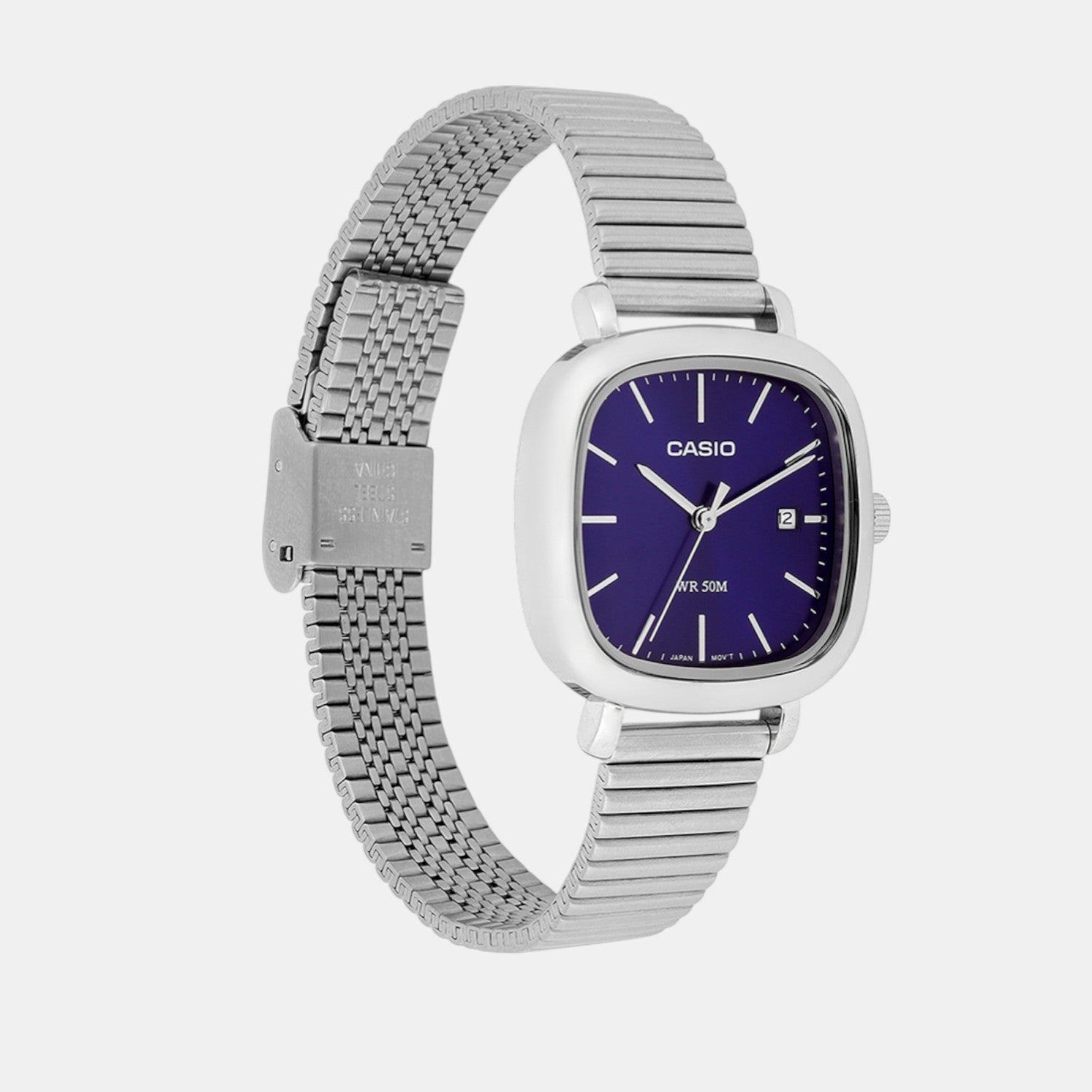 Casio Enticer Women Quartz Blue Dial Analog Stainless Steel Watch A2462 - view 2