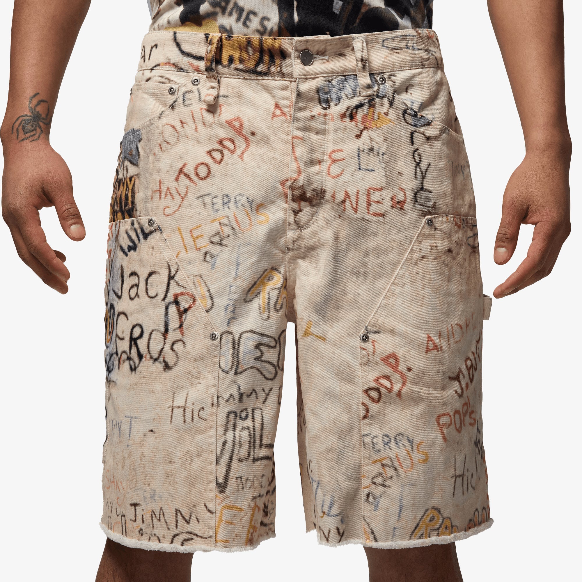 Jordan | Air Jordan Printed Shorts { White - view 2