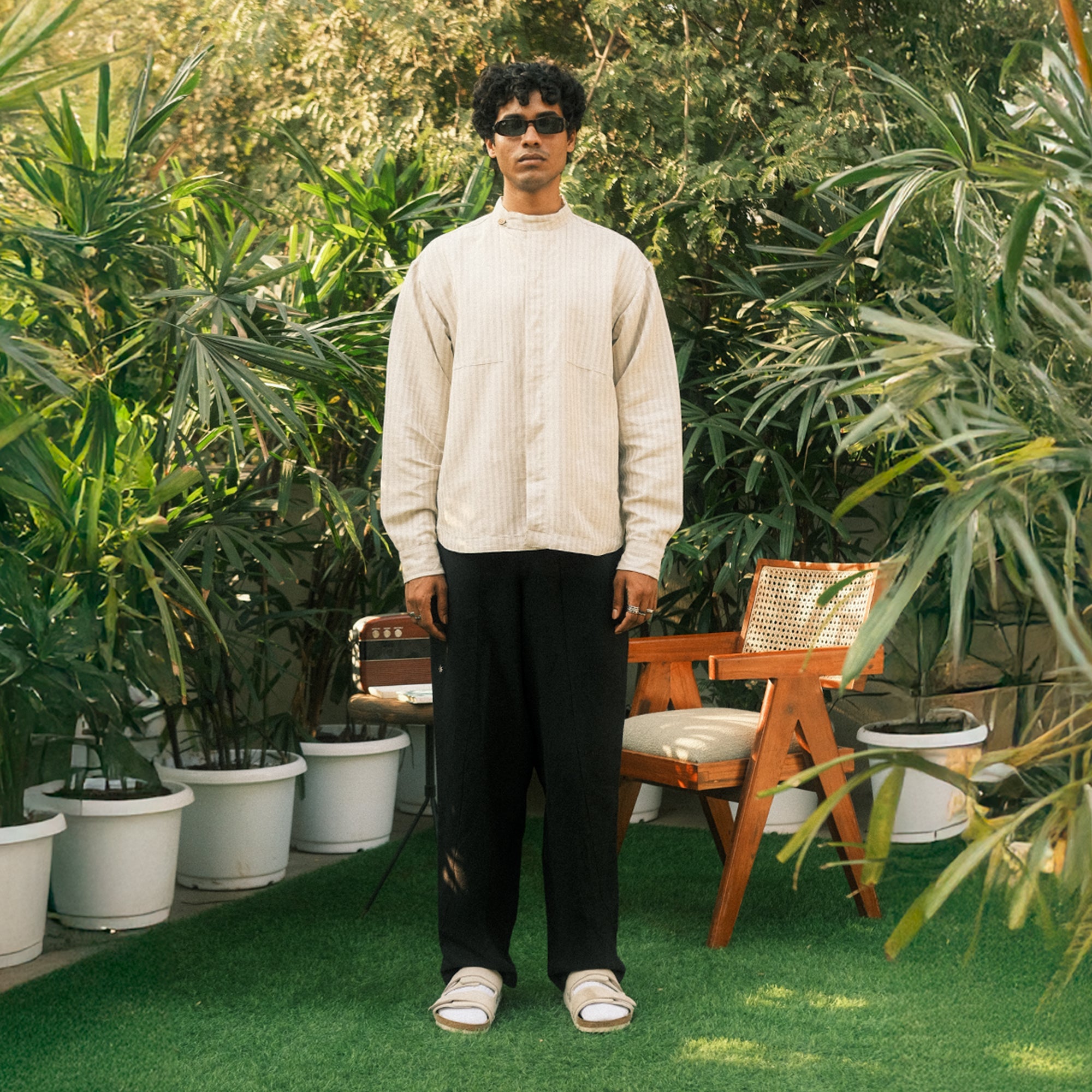 Superkicks | The Hemp Collection Shirt { Beige - view 4
