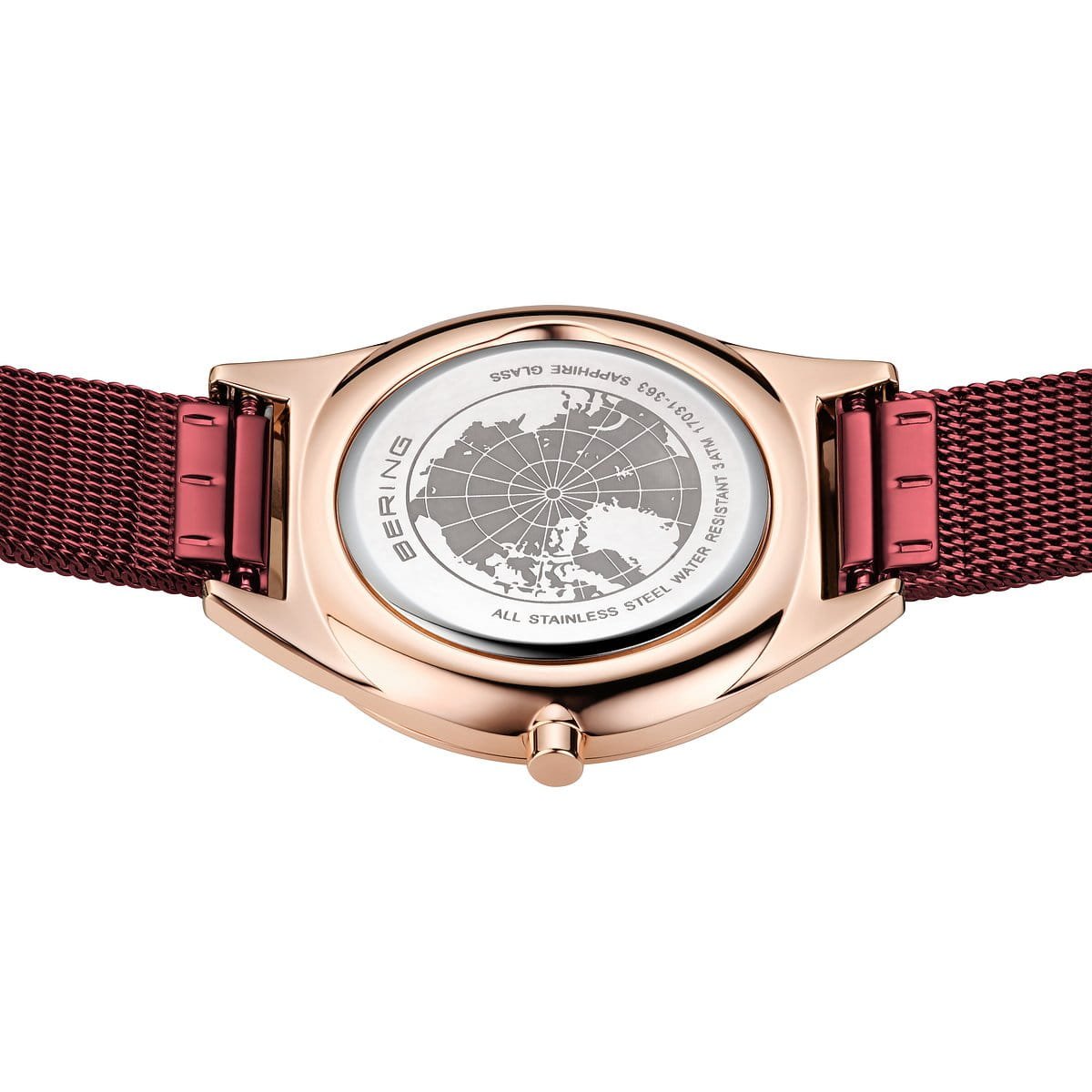 Bering Ultra Slim Red Dial Women 31mm - view 2