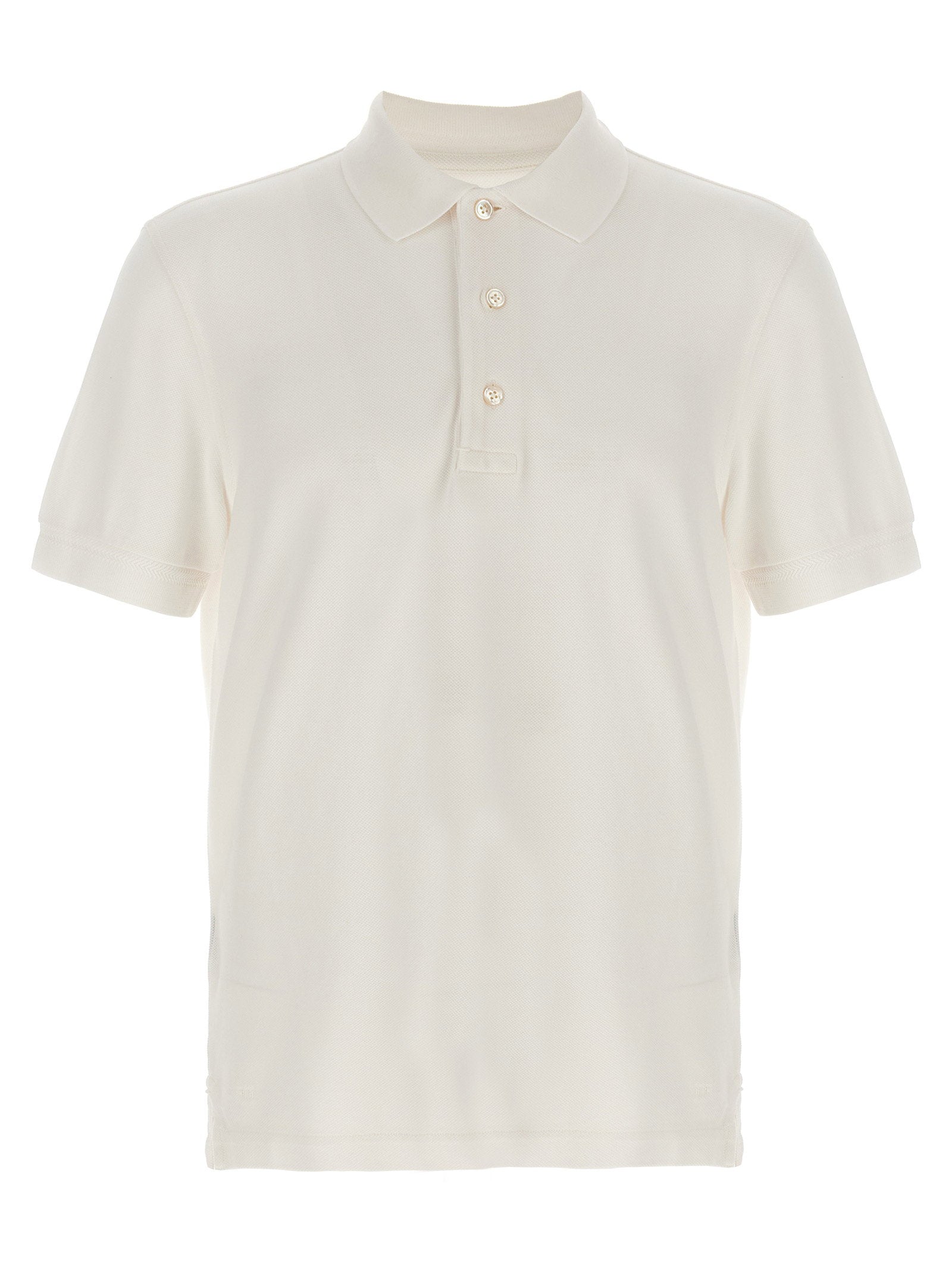 Tom Ford Piqué Polo Shirt – 67% lyocell 33% cotton