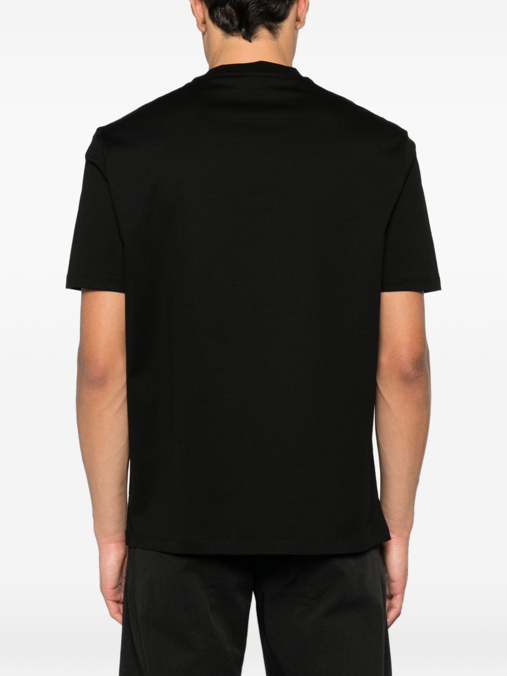 Emporio Armani Logo cotton t-shirt – 100% Cotton - view 4