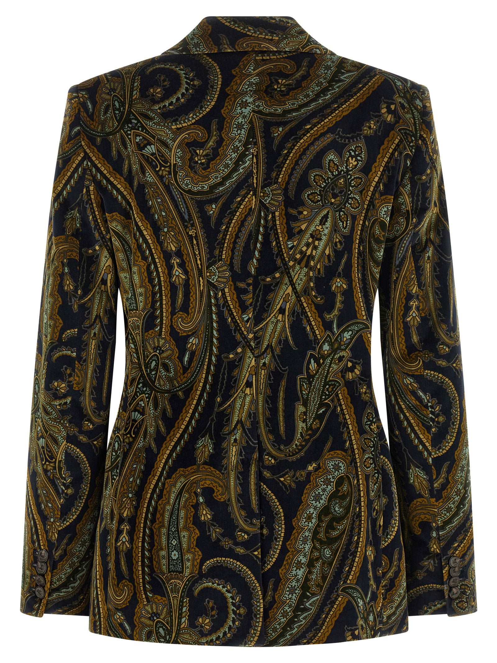 Etro Double-breasted Blazer – 98% cotton, 2% elastane - view 2