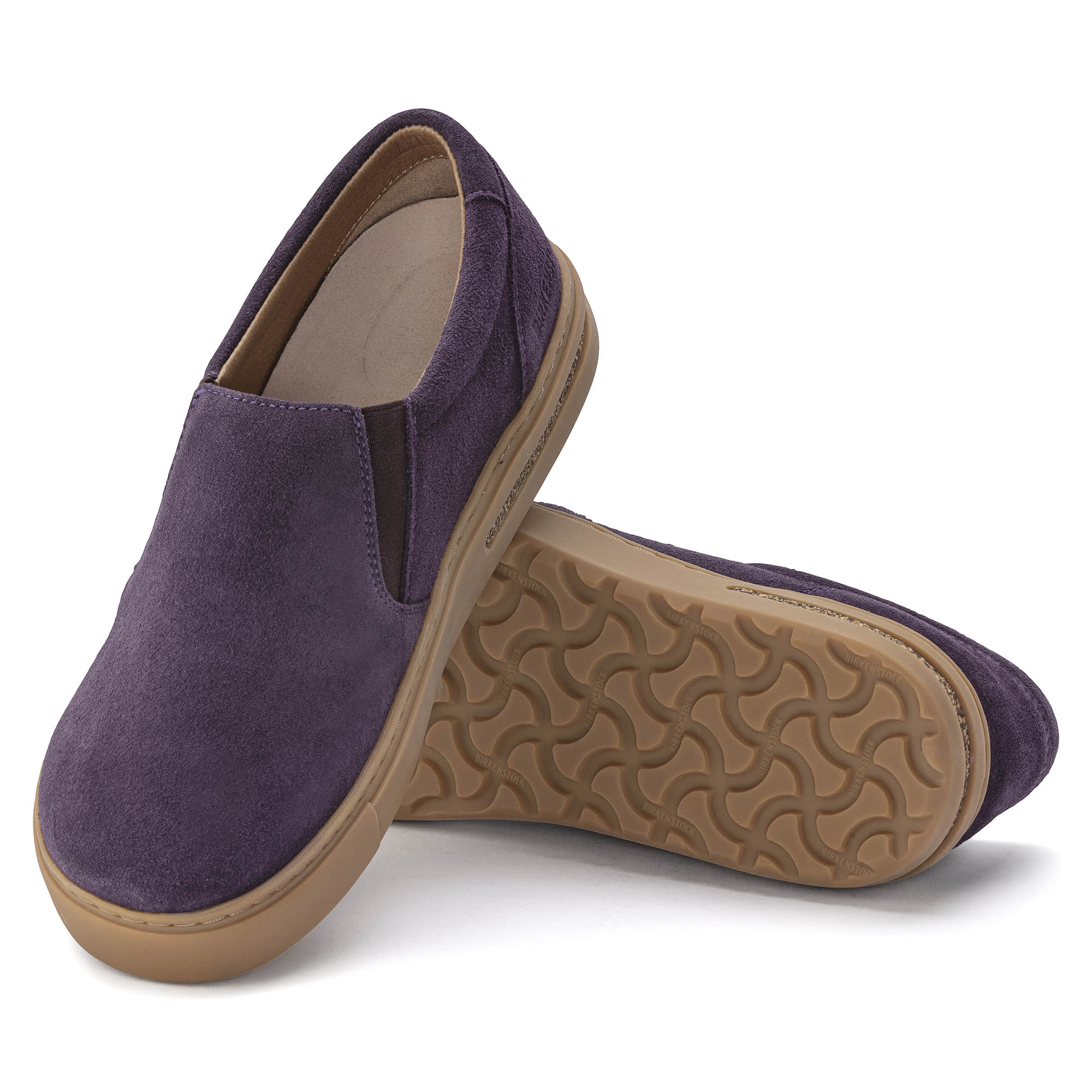 Birkenstock Oswego Suede Leather – Purple Purple/Dark Berry