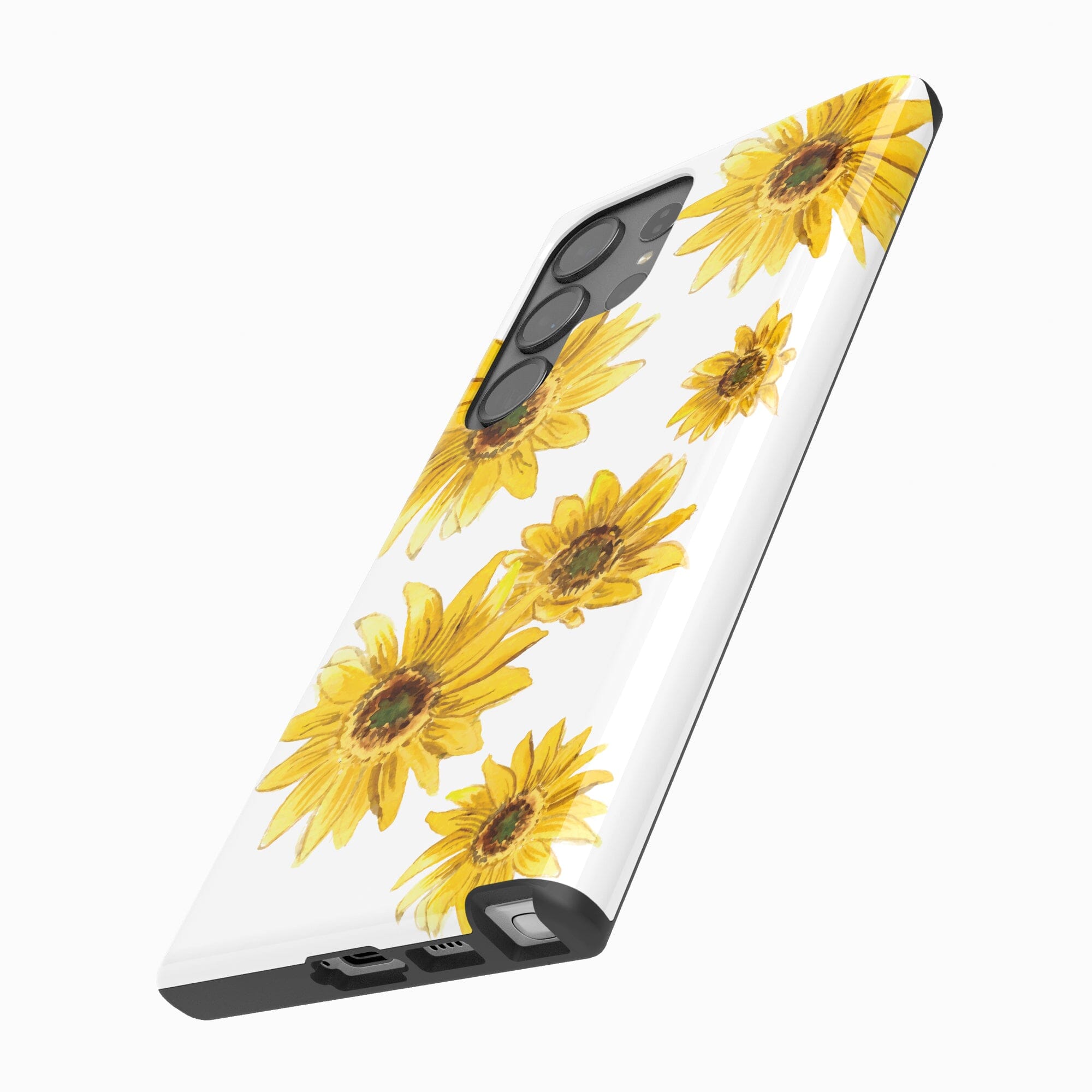 Casetry Golden Garden | Yellow Sunflower Floral Samsung Case - view 4