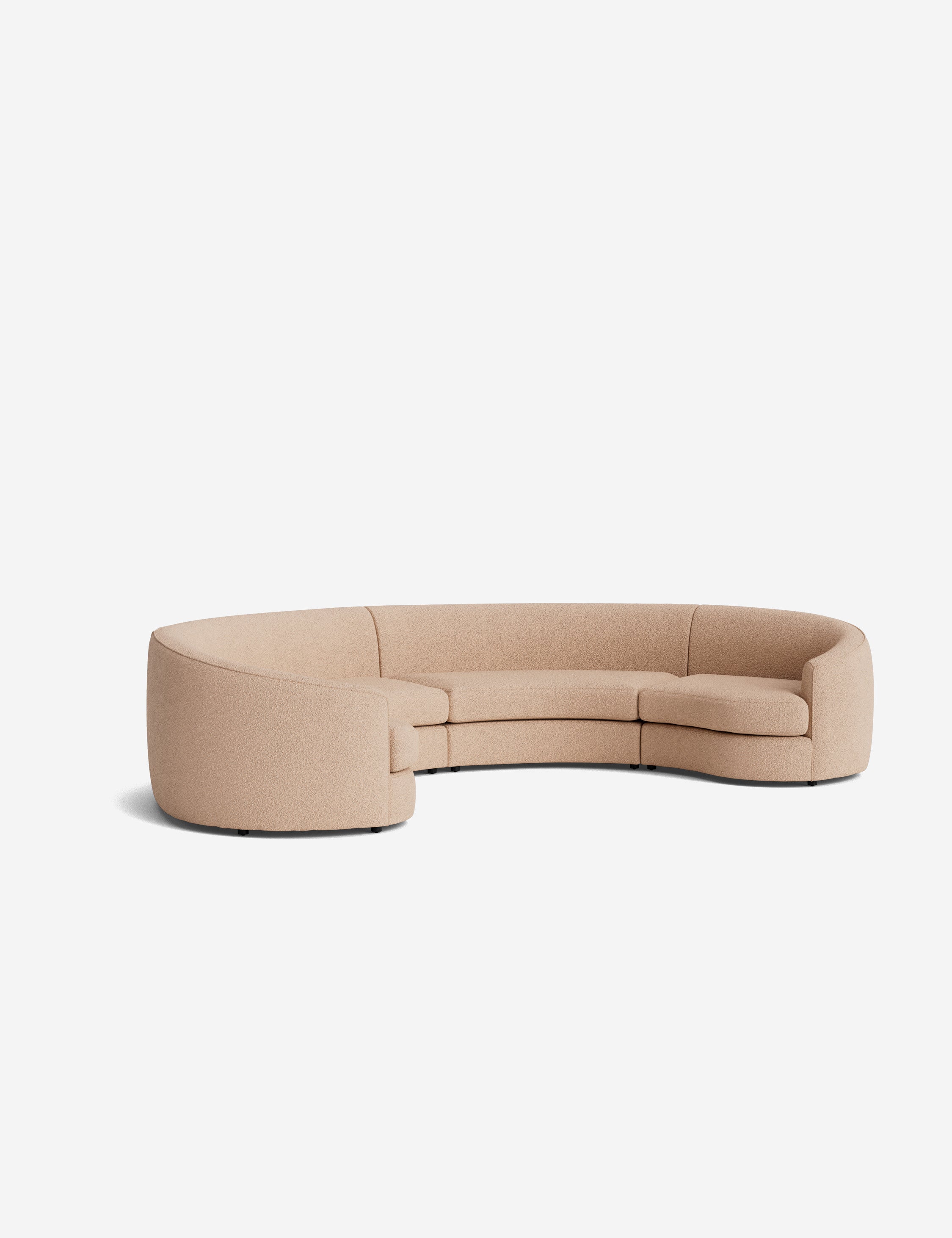 Lulu and Georgia Imada Modular Curved Sectional Sofa - view 111