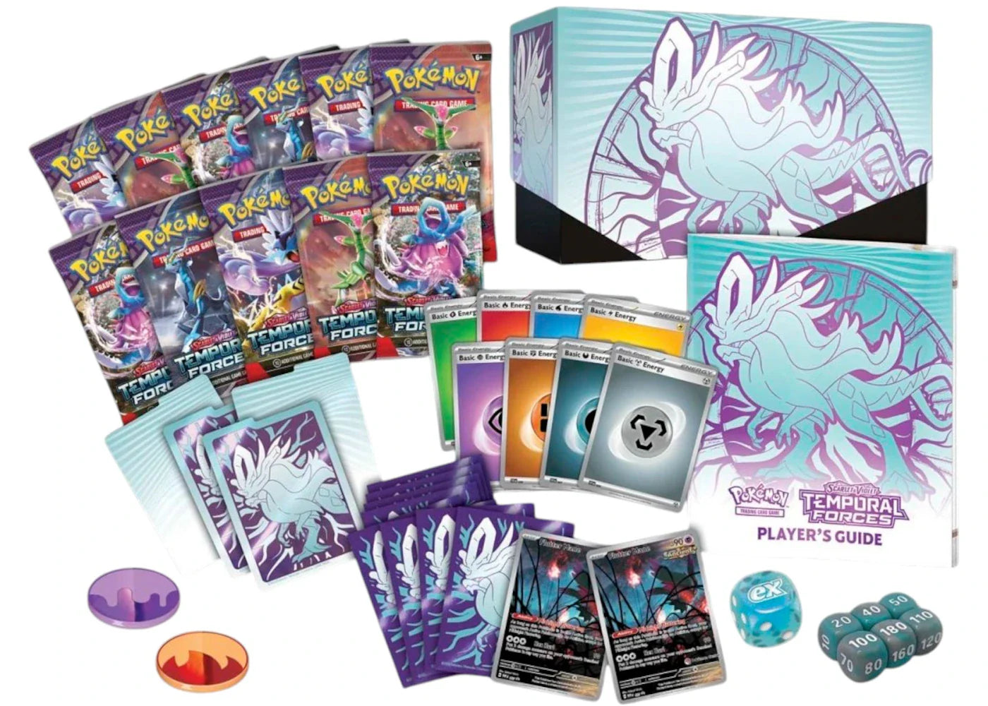 2024 Pokémon Scarlet & Violet Temporal Forces (Walking Wake) Pokemon Center Elite Trainer Box 4x Lot - view 2