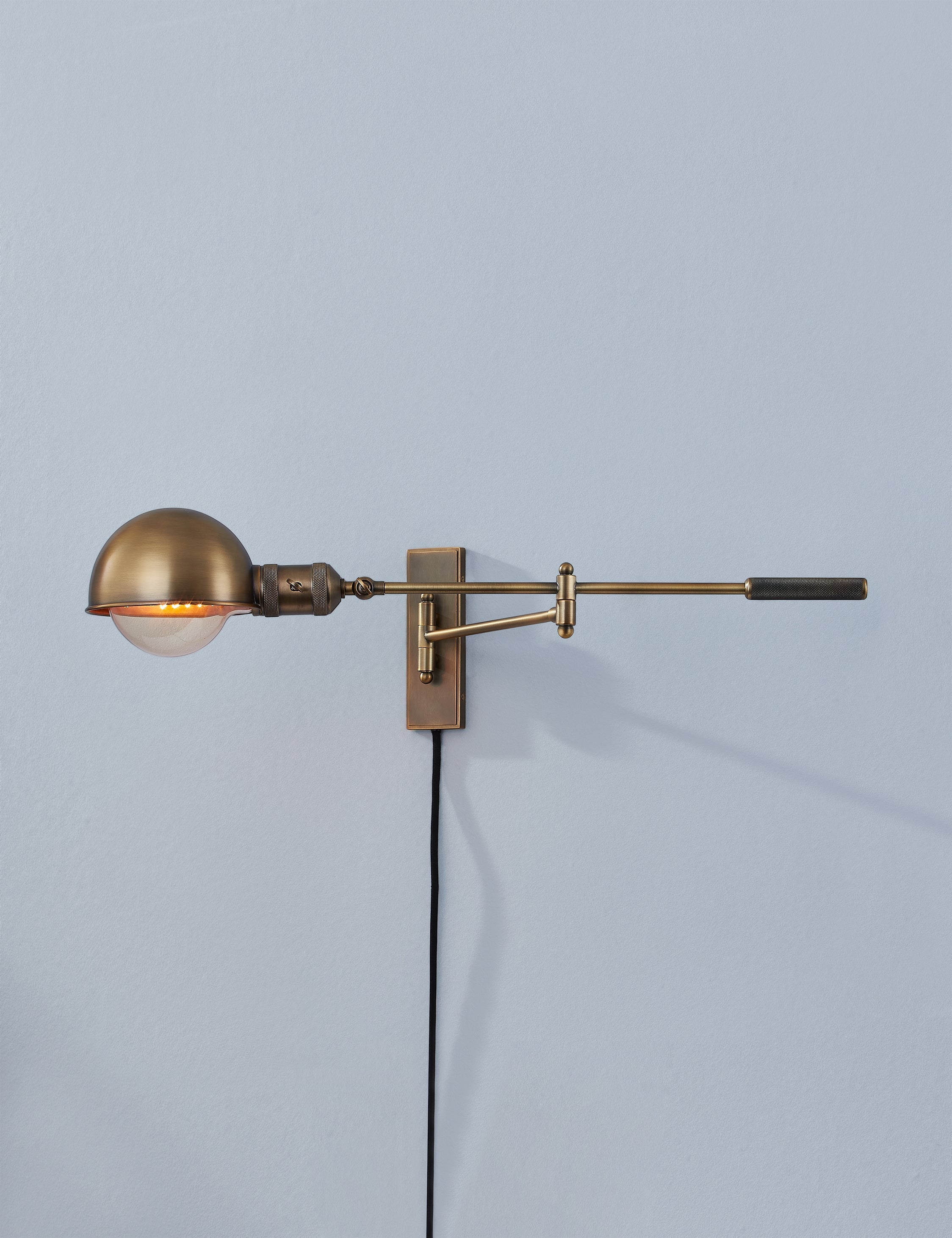 Lulu and Georgia Arthur Plug-In Sconce – Brass - view 2