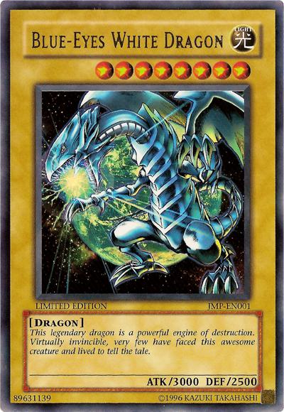 Yu-Gi-Oh! Blue-Eyes White Dragon - JMP-EN001 - Ultra Rare - Limited