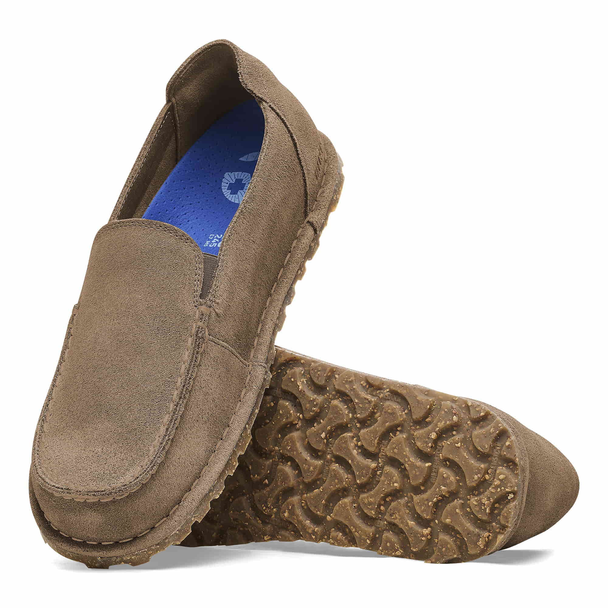 Birkenstock Utti Suede Leather – Brown Brown/Gray Taupe