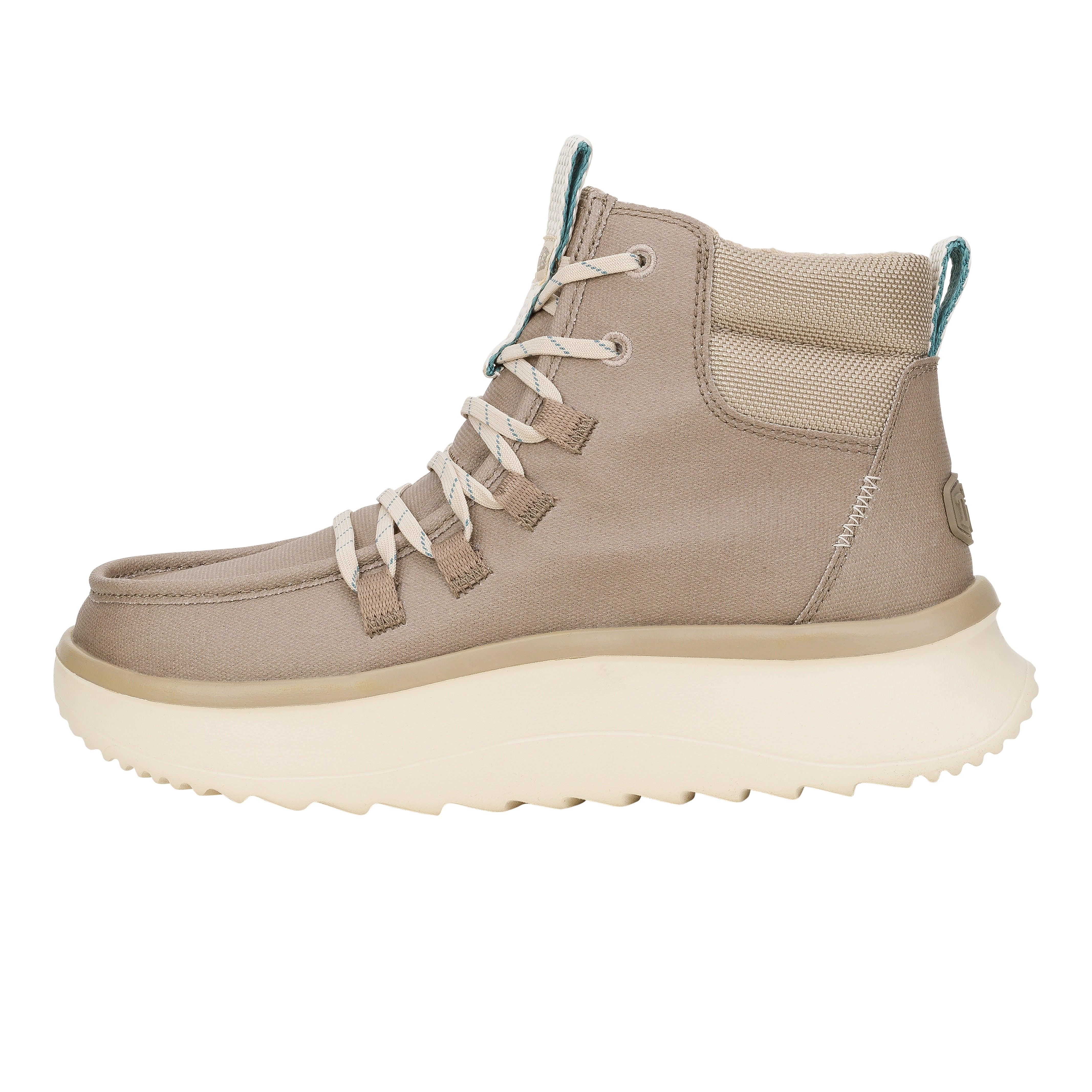 HEYDUDE shoes Wendy Peak Apres Coated Twill - Walnut