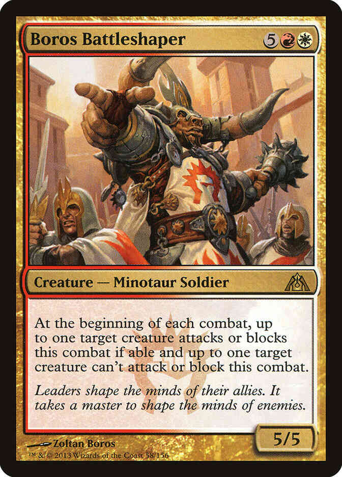 Boros battleshaper 58 – Magic Boros Battleshaper [58] [Dragon's Maze] [Non-Foil]