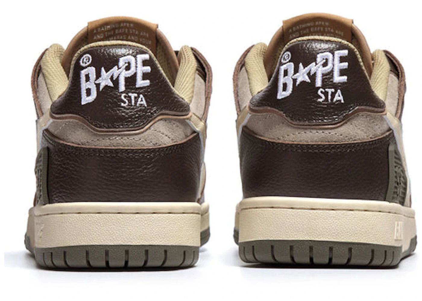A Bathing Ape Bape SK8 Sta Beige - view 2