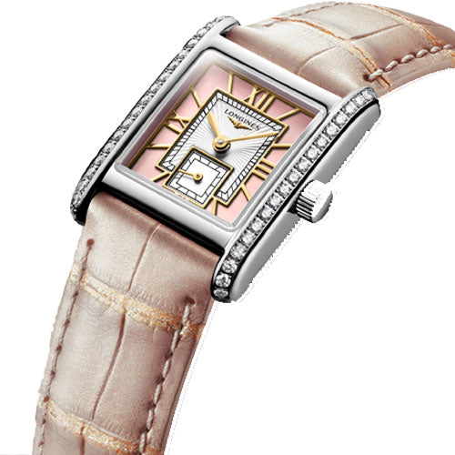 Longines Mini Dolcevita Sunray Pink Dial Women 21.5mm - view 2