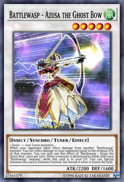 Yu-Gi-Oh! Battlewasp - Azusa the Ghost Bow - BLHR-EN036 - Ultra Rare - 1st Edition