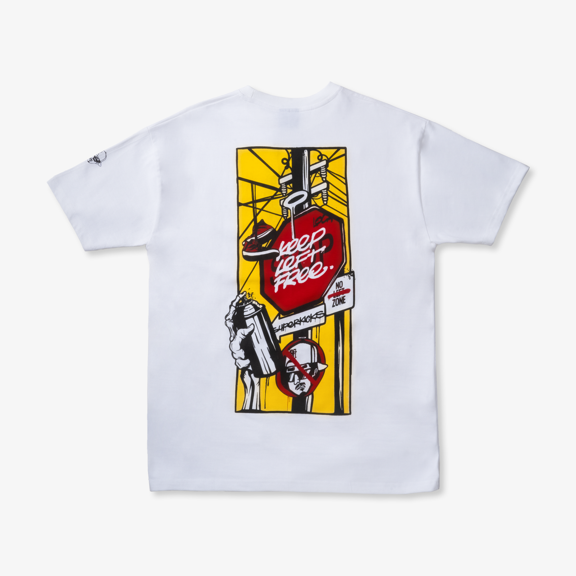 Superkicks | KEEP LEFT FREE SIGNBOARD TEE #4 - view 4