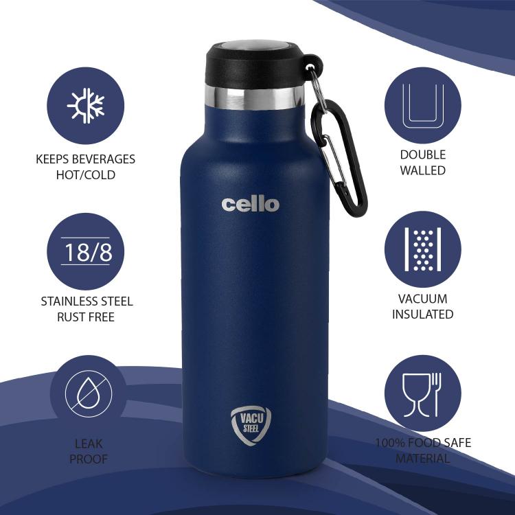 Cello Duro Hector Flask, Vacusteel Water Bottle 550 ml - view 10
