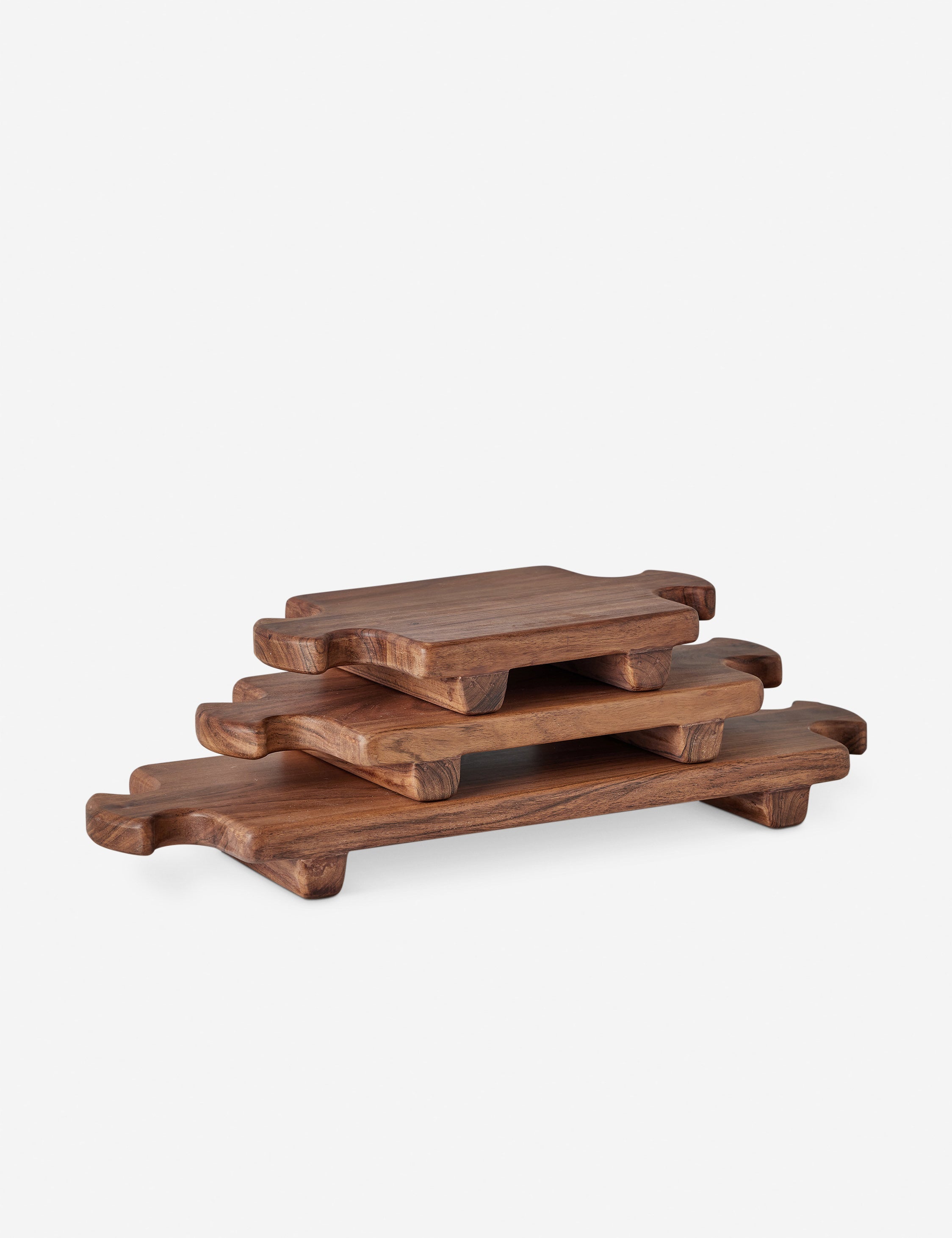 Lulu and Georgia Normandy Wood Riser Footed Tray by etúHOME