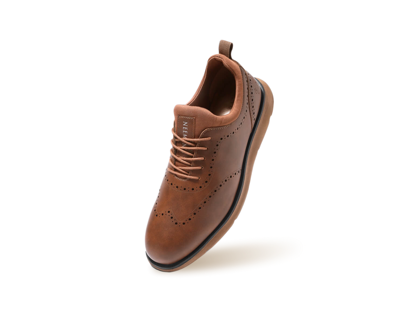 Neeman's Crossover Brogues : Tan - view 12