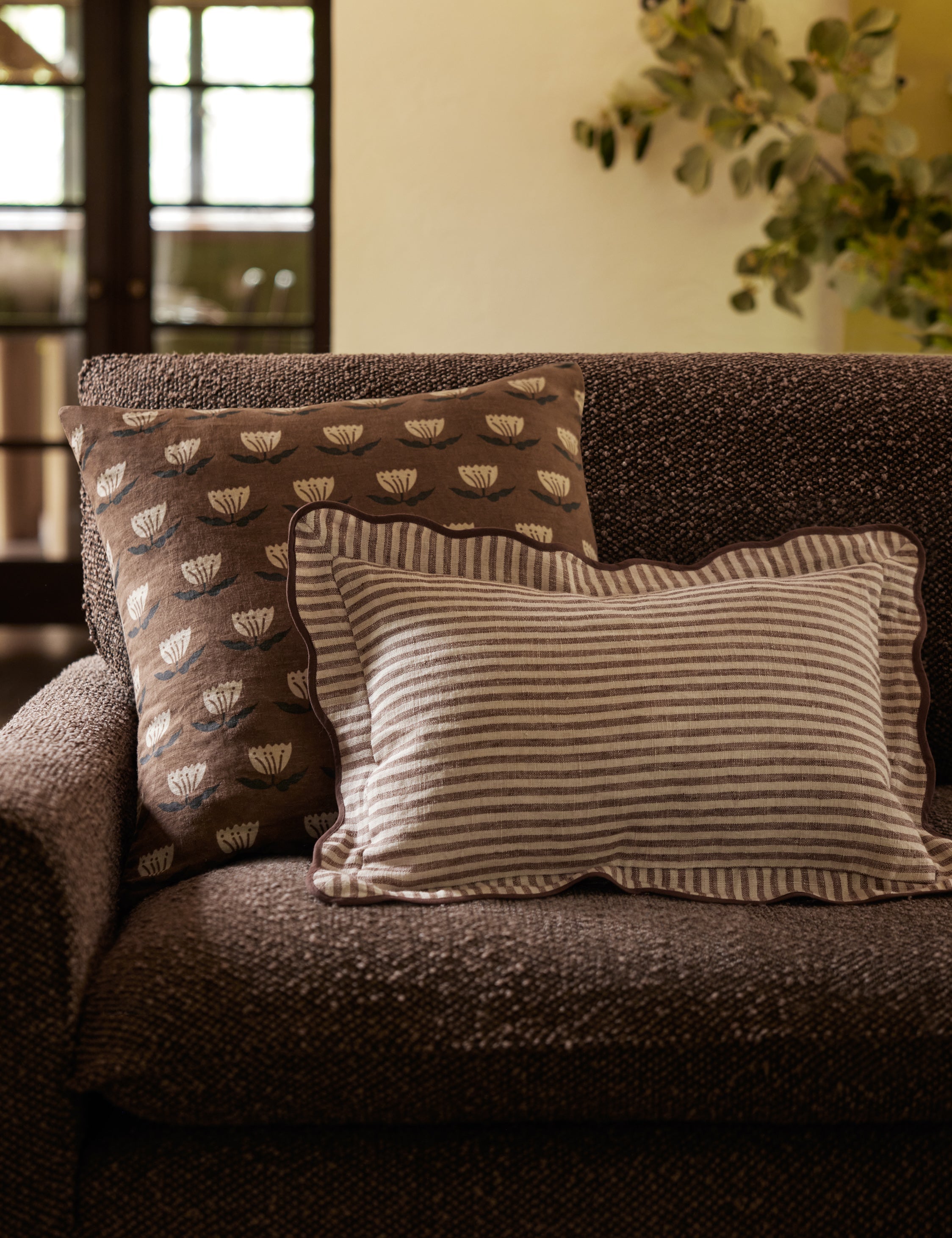 Lulu and Georgia Janna Linen Pillow by Sarah Sherman Samuel - view 2