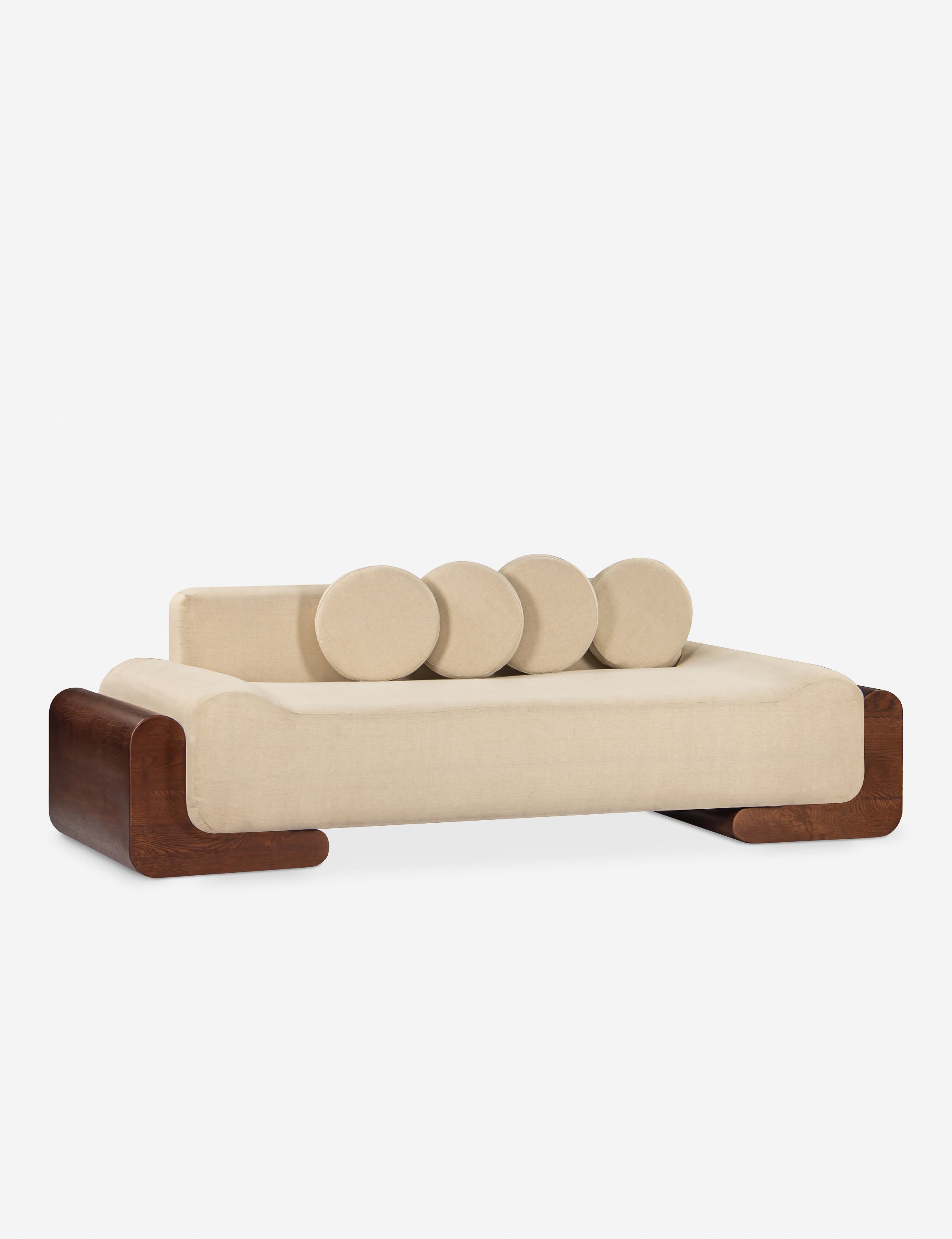 Lulu and Georgia Emela Daybed – Beige - view 3