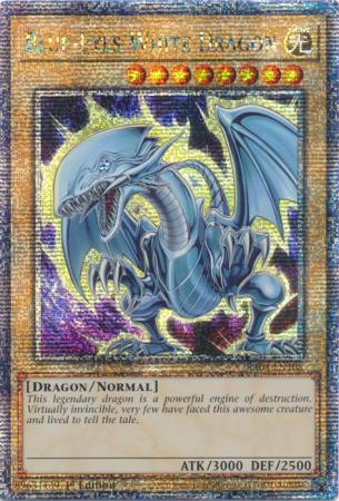 Yu-Gi-Oh! Blue-Eyes White Dragon - 7th Art - RA04-EN108 - Quarter Century Secret Rare - 1st Edition