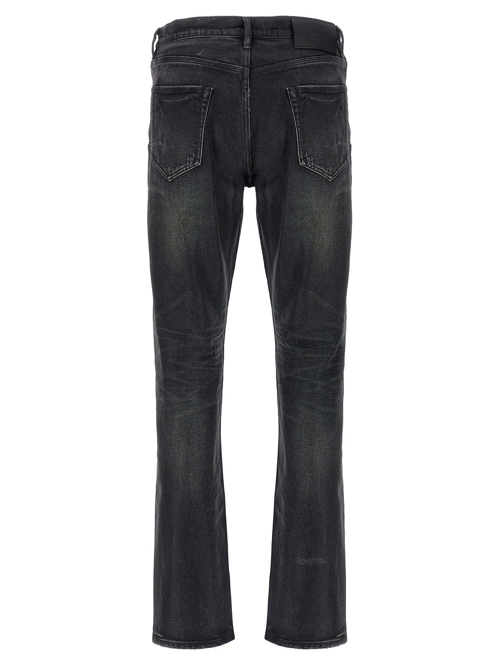 Purple P005 Double Dip Coated Jeans – 99% cotton, 1% elastane - view 2