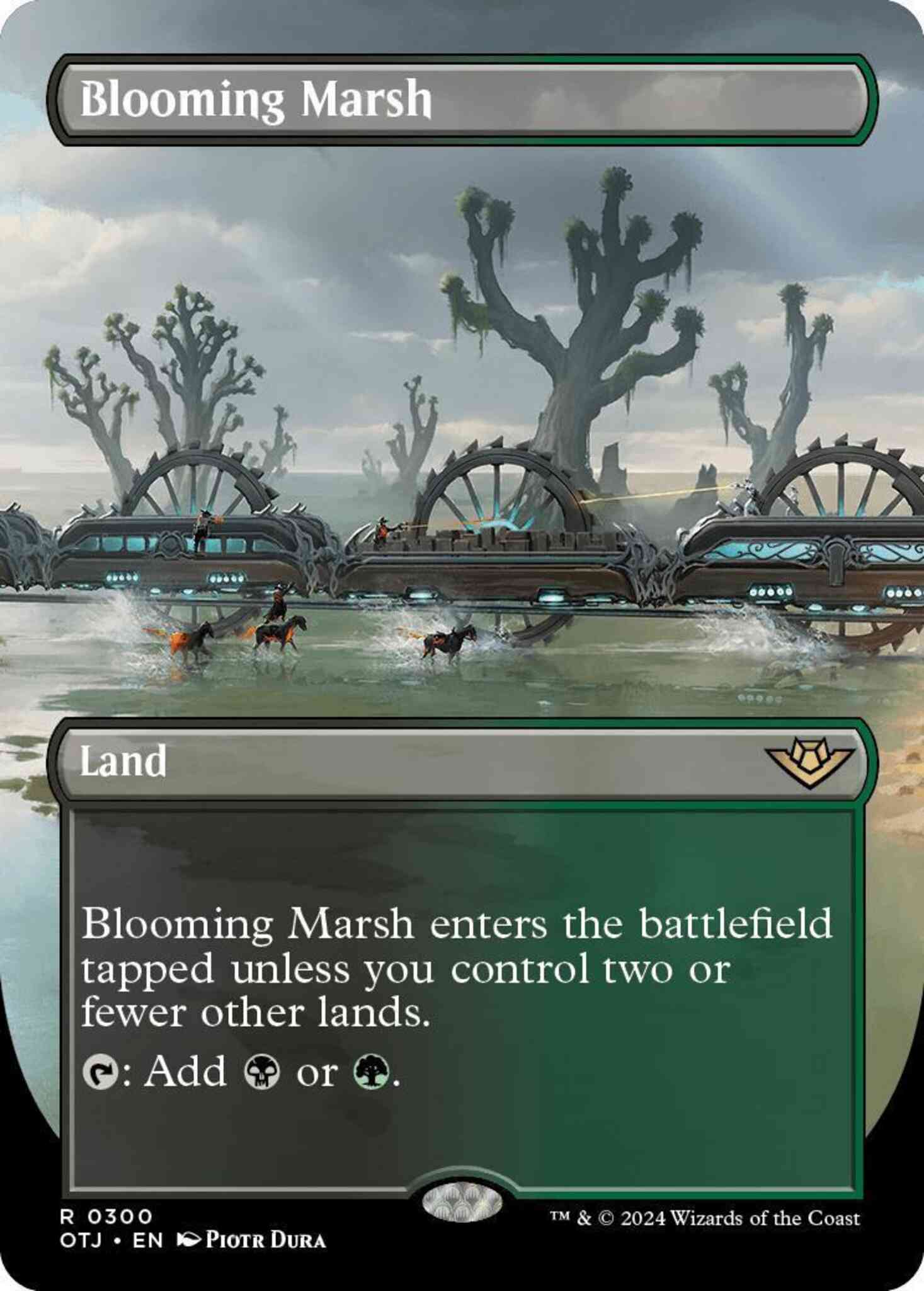 Blooming marsh 300 – Magic Blooming Marsh [300] [Borderless] [Outlaws of Thunder Junction] [Non-Foil]