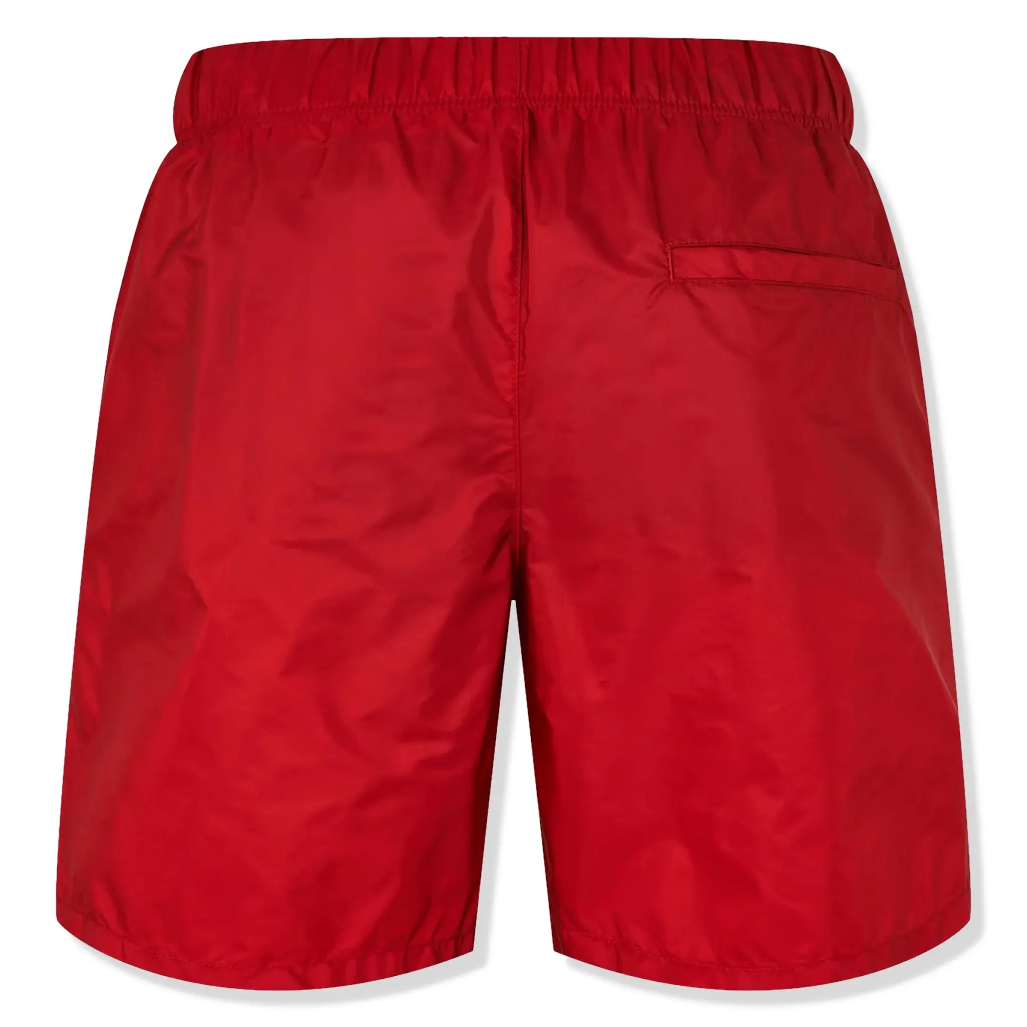 Prada Triangle Interlock Red Swim Shorts - view 2
