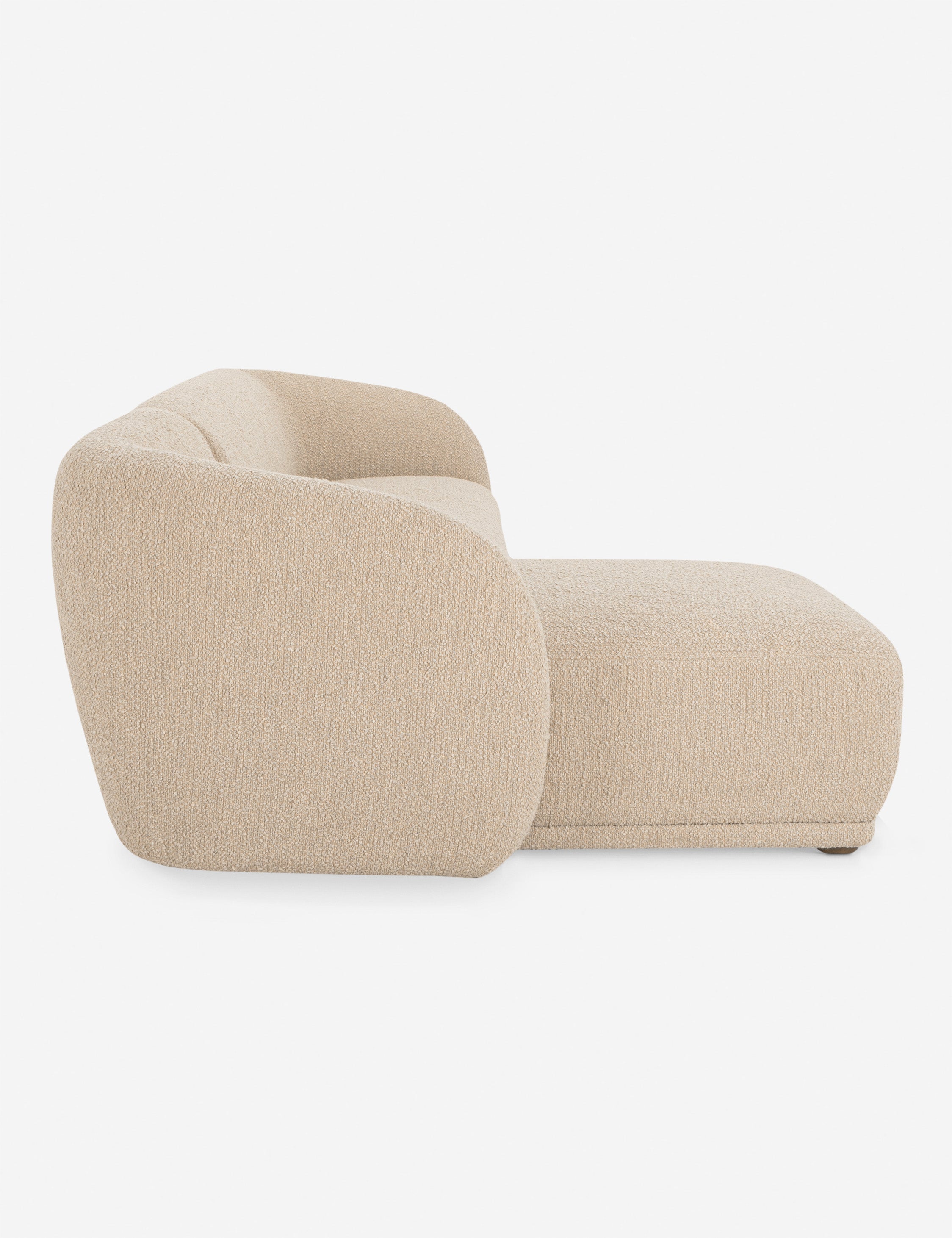 Lulu and Georgia Orza Sectional Sofa – Taupe Boucle - view 5