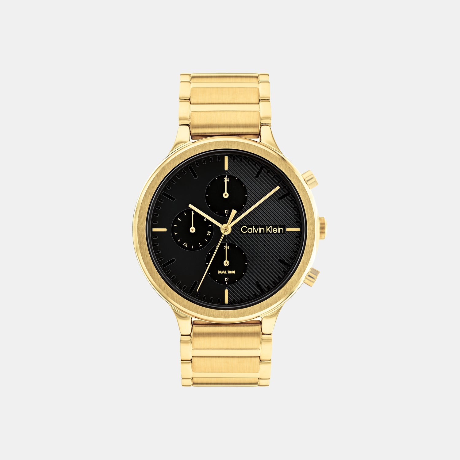 Calvin Klein Energize Women Quartz Black Dial Chronograph Stainless Steel Watch 25200240