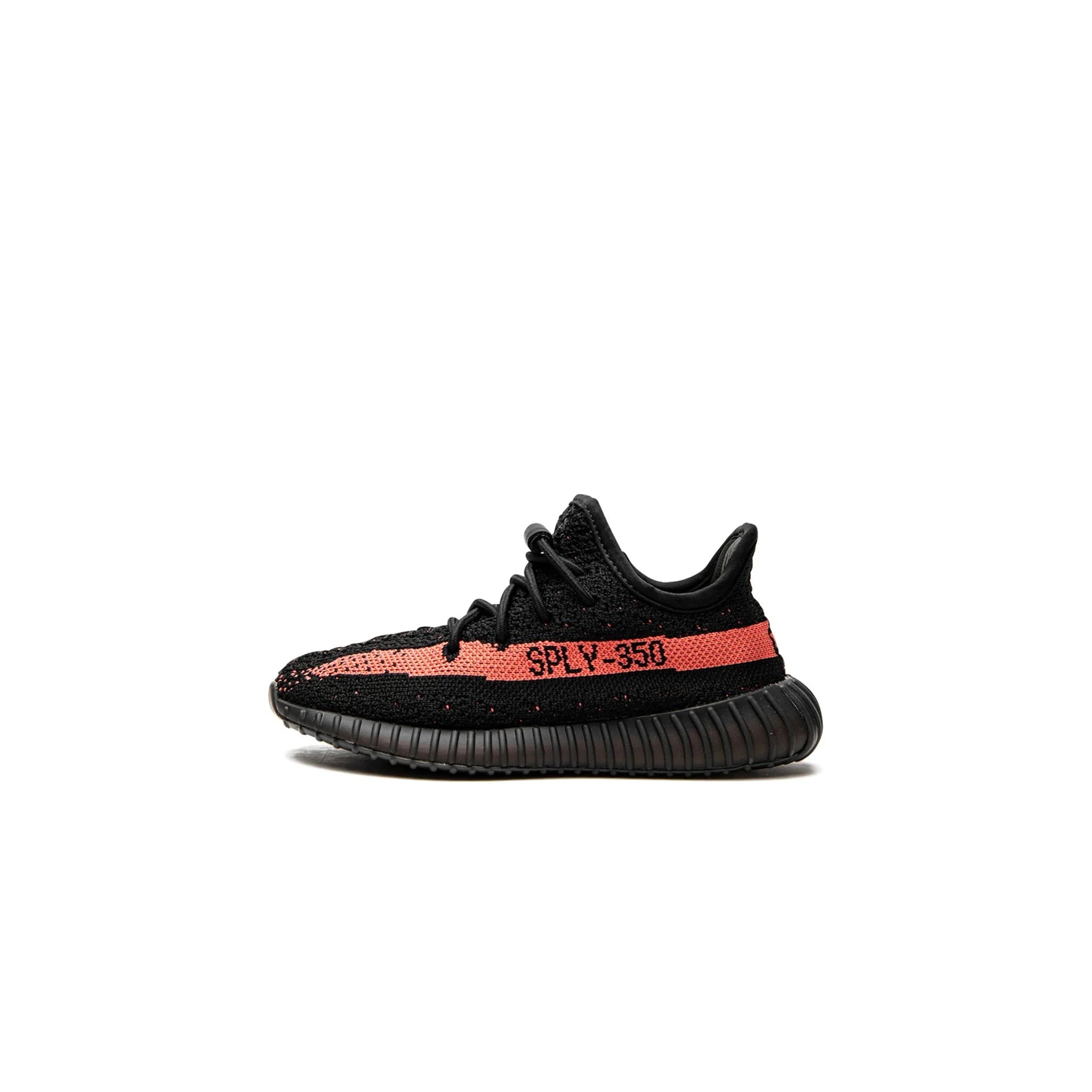 Adidas Yeezy Boost 350 V2 Kids Core Black Red - view 2