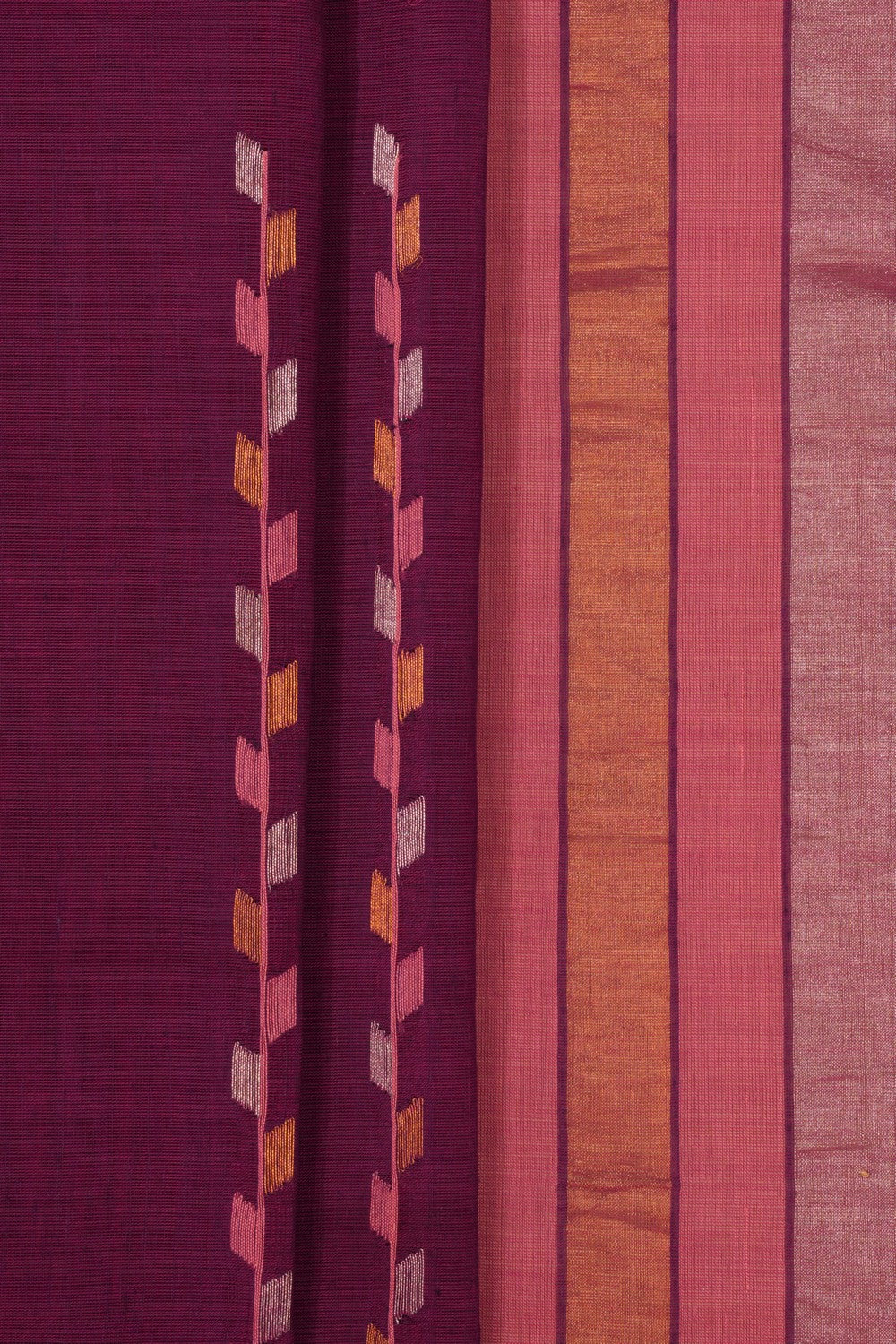 Kalanjali Cotton Jamdani Saree – Women's - view 2