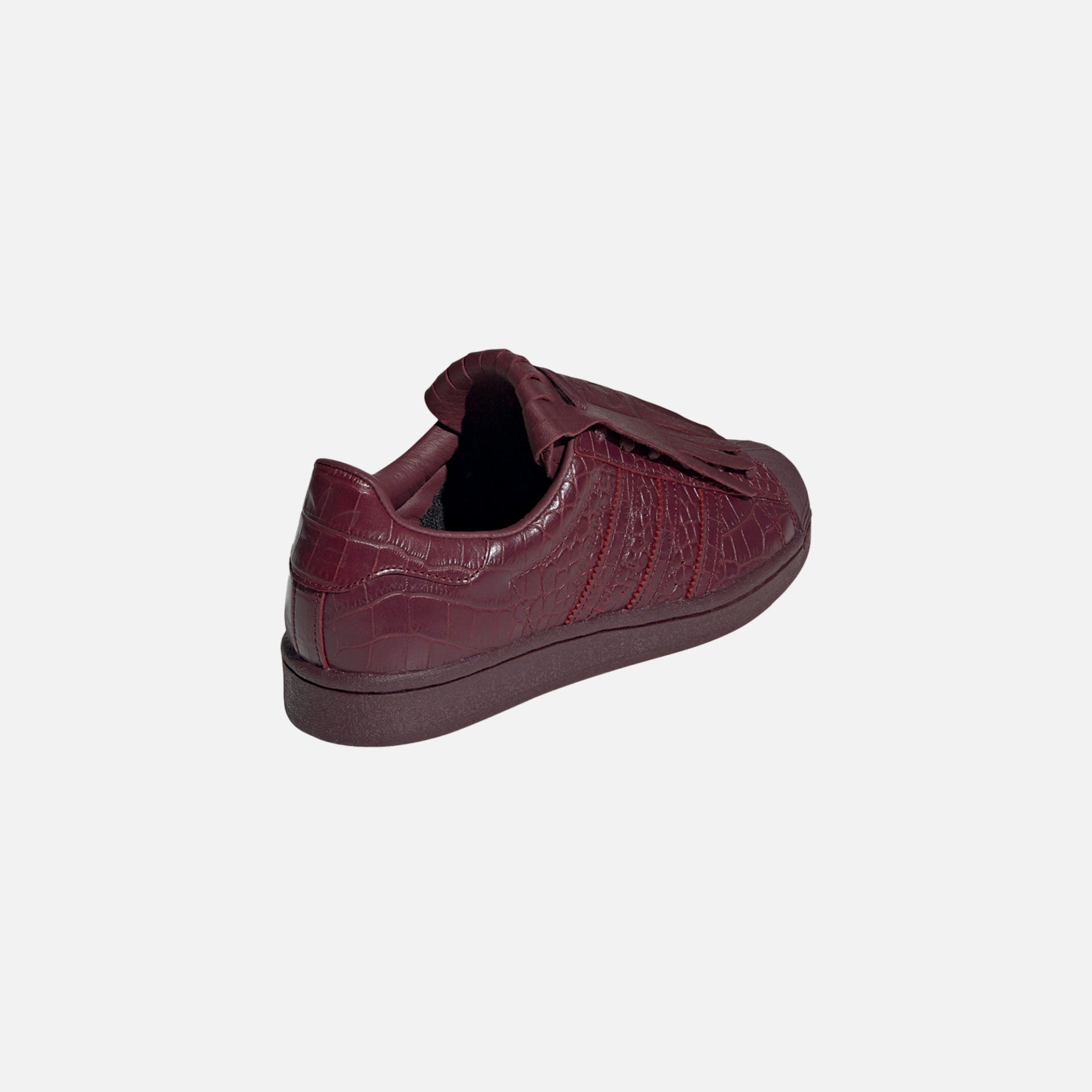 Adidas Originals | SUPERSTAR FRINGE BURGUNDY - view 2