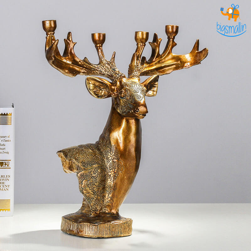 Vinny Y Vintage Reindeer Candle Holder