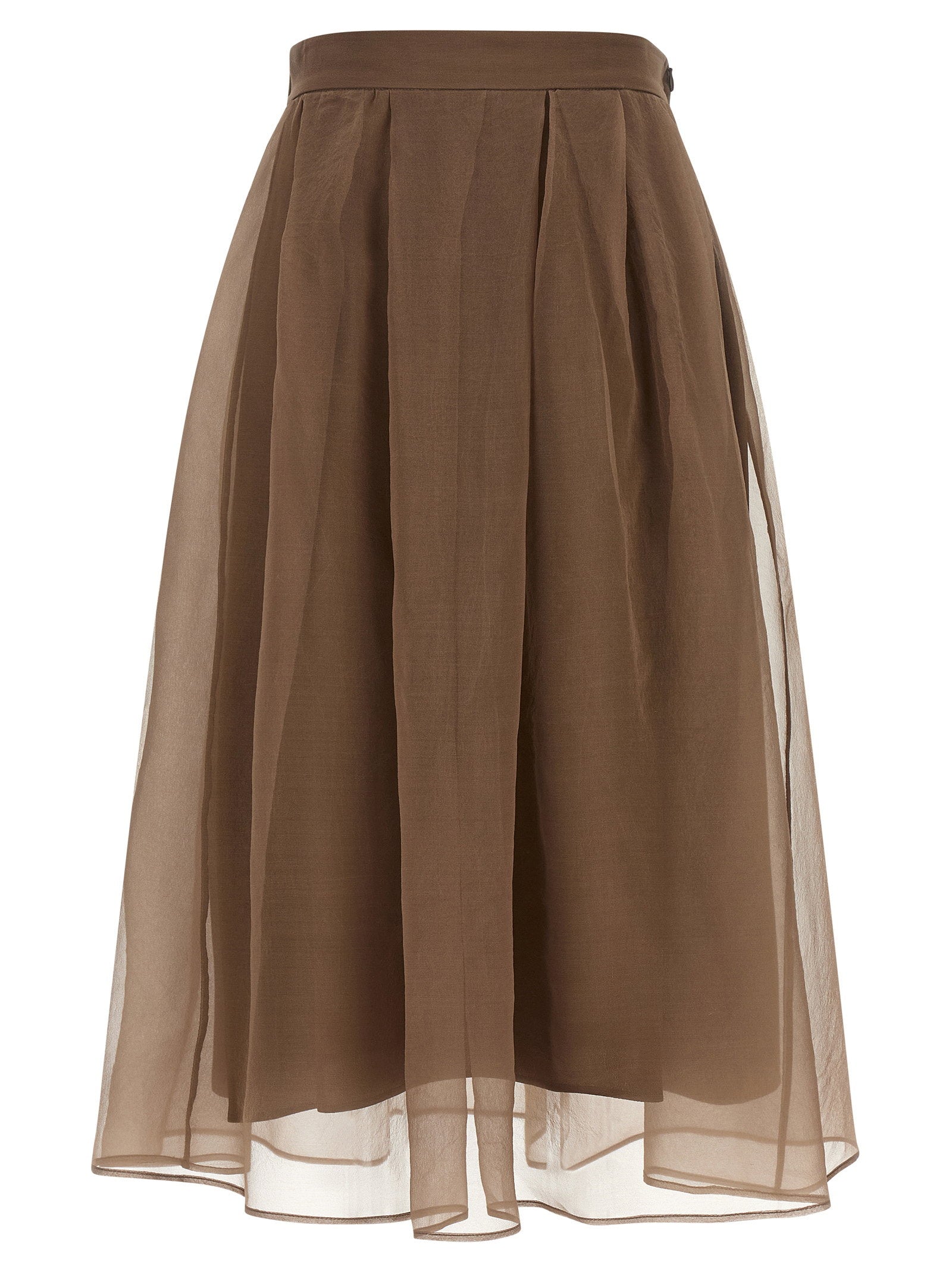 Brunello Cucinelli Circle Skirt – 100% silk