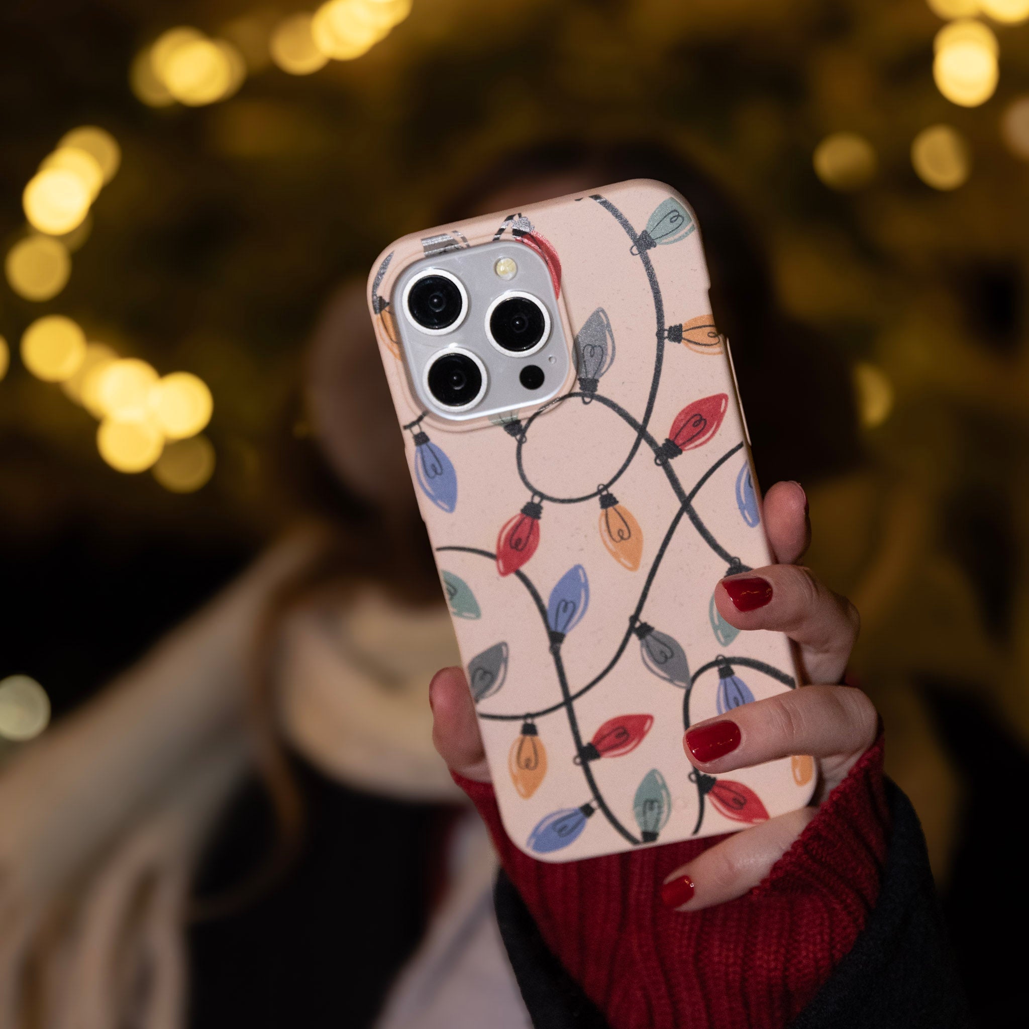 Pela Case Seashell Holiday Lights Google Pixel 8a Case - view 2