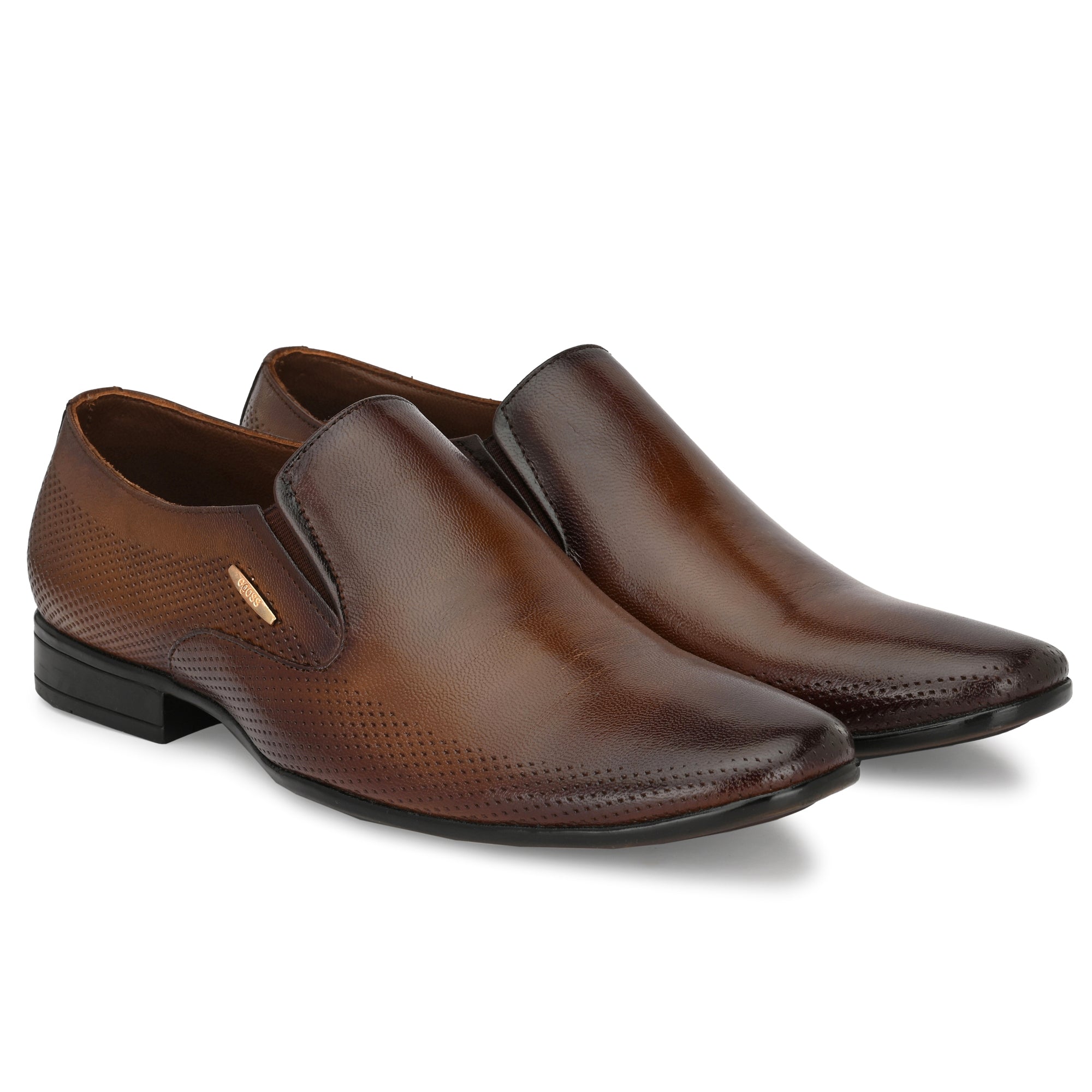egoss-shoes Formal Loafers For Men by Egoss – Brown