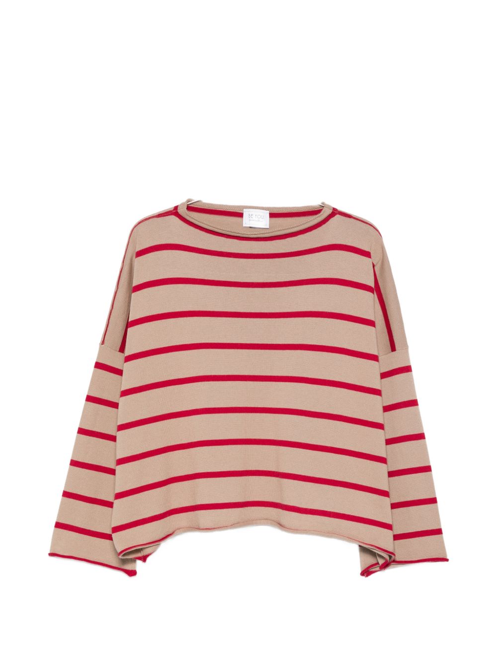 Beyou Cashmere and cotton striped sweater – Cotton 85%, Cashmere 15%