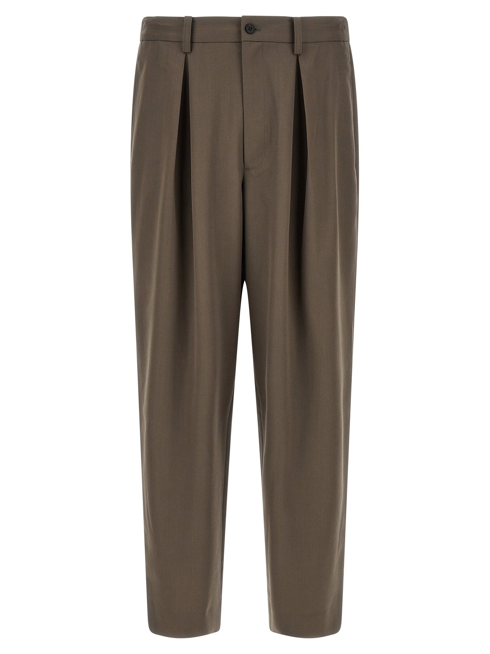 Ssstein Pants With Pleats – 100% wool