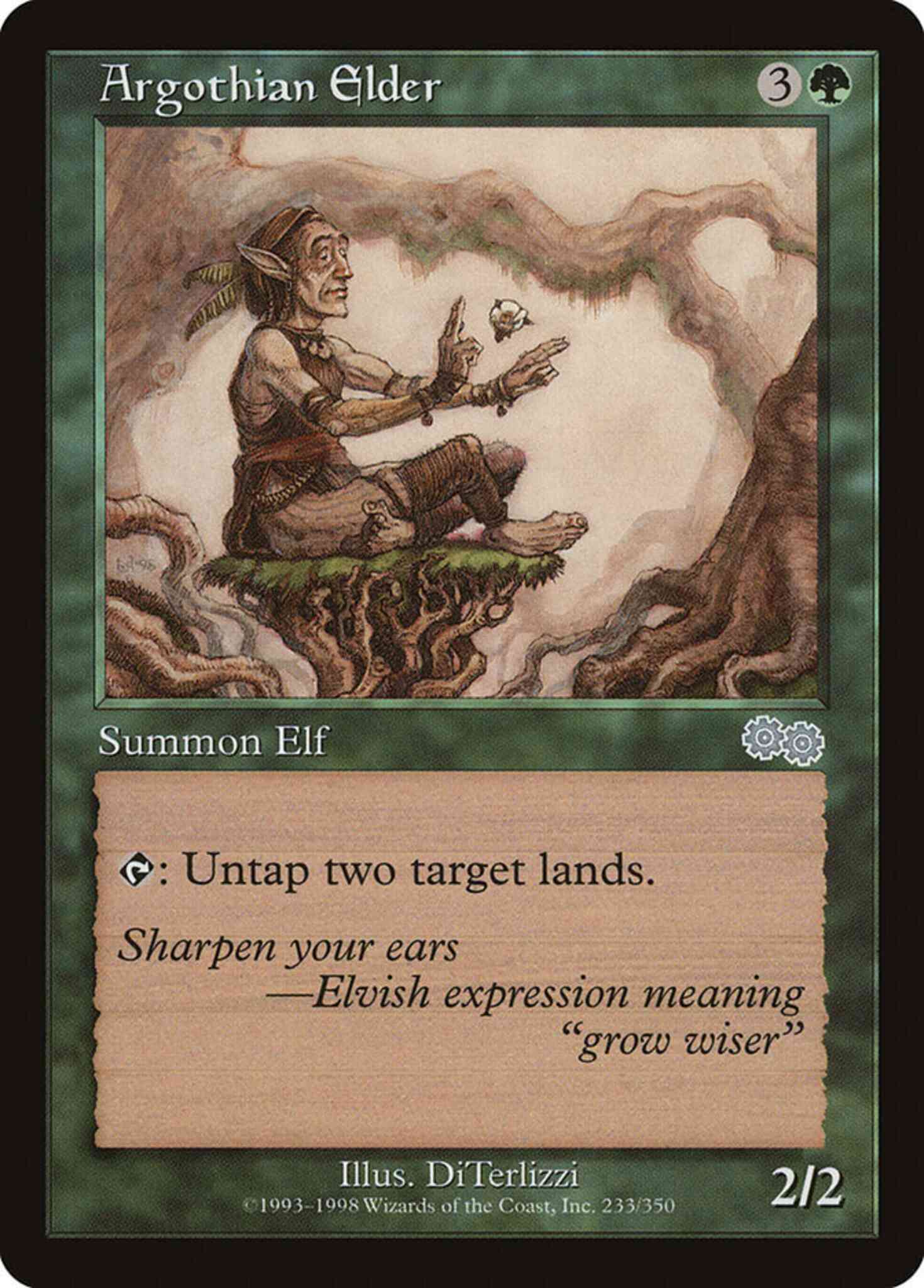 Argothian elder 233 – Magic Argothian Elder [233] [Urza's Saga] [Non-Foil]
