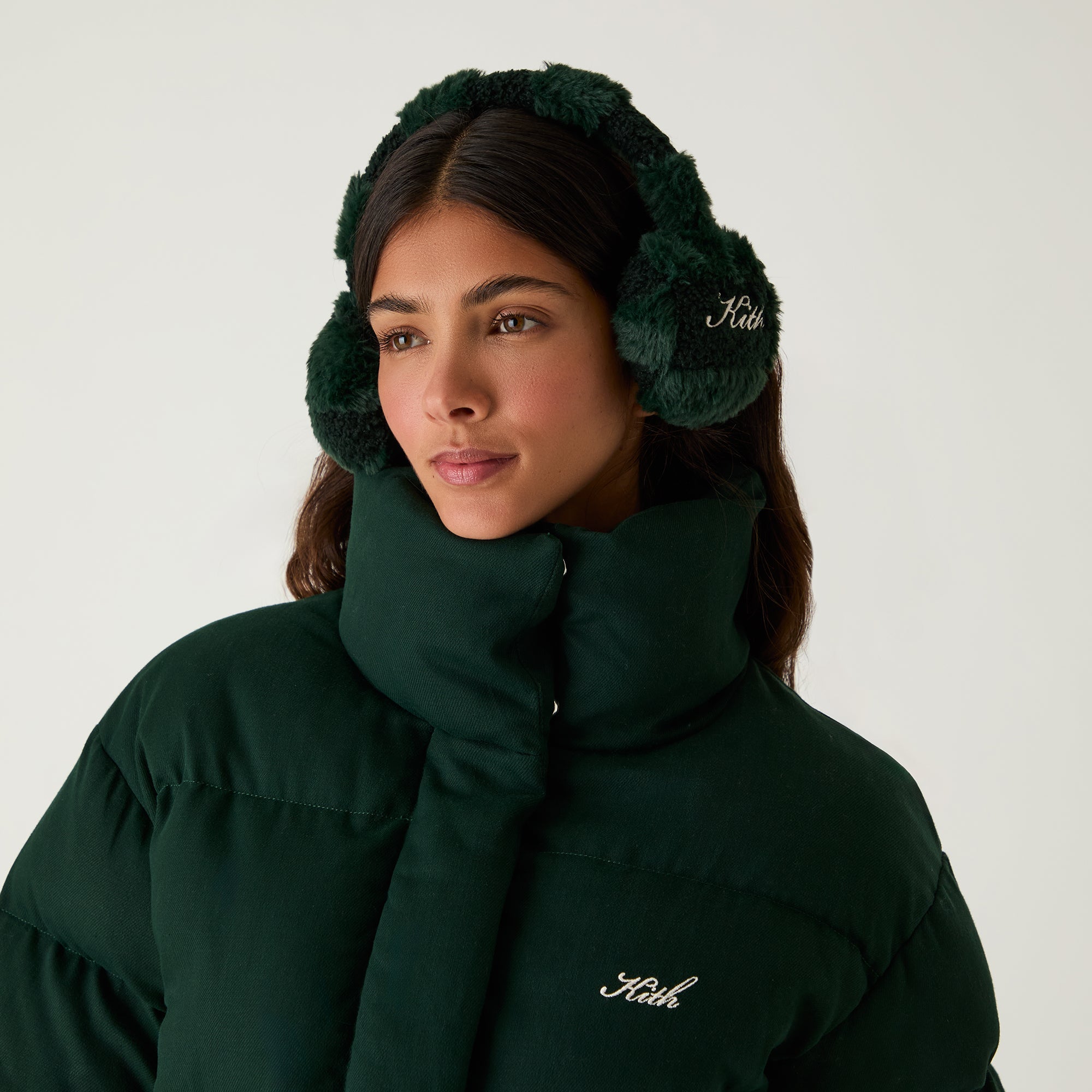 Kith Women Monogram Sherpa Ear Muff - Stadium - view 2