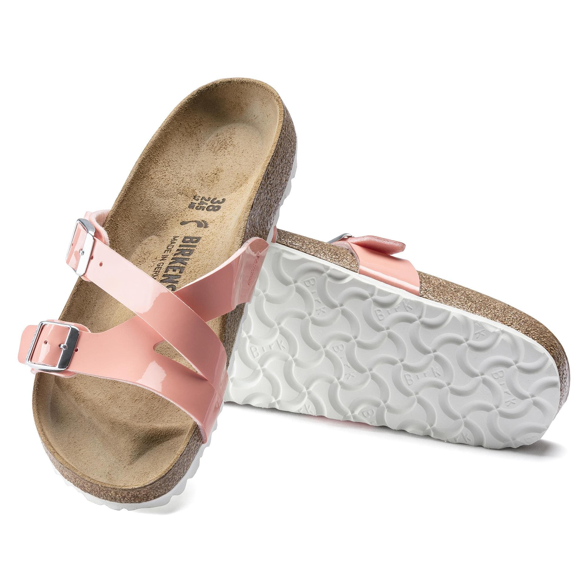 Birkenstock Yao Balance Birko-Flor Patent – Pink Pink/Patent Coral Peach