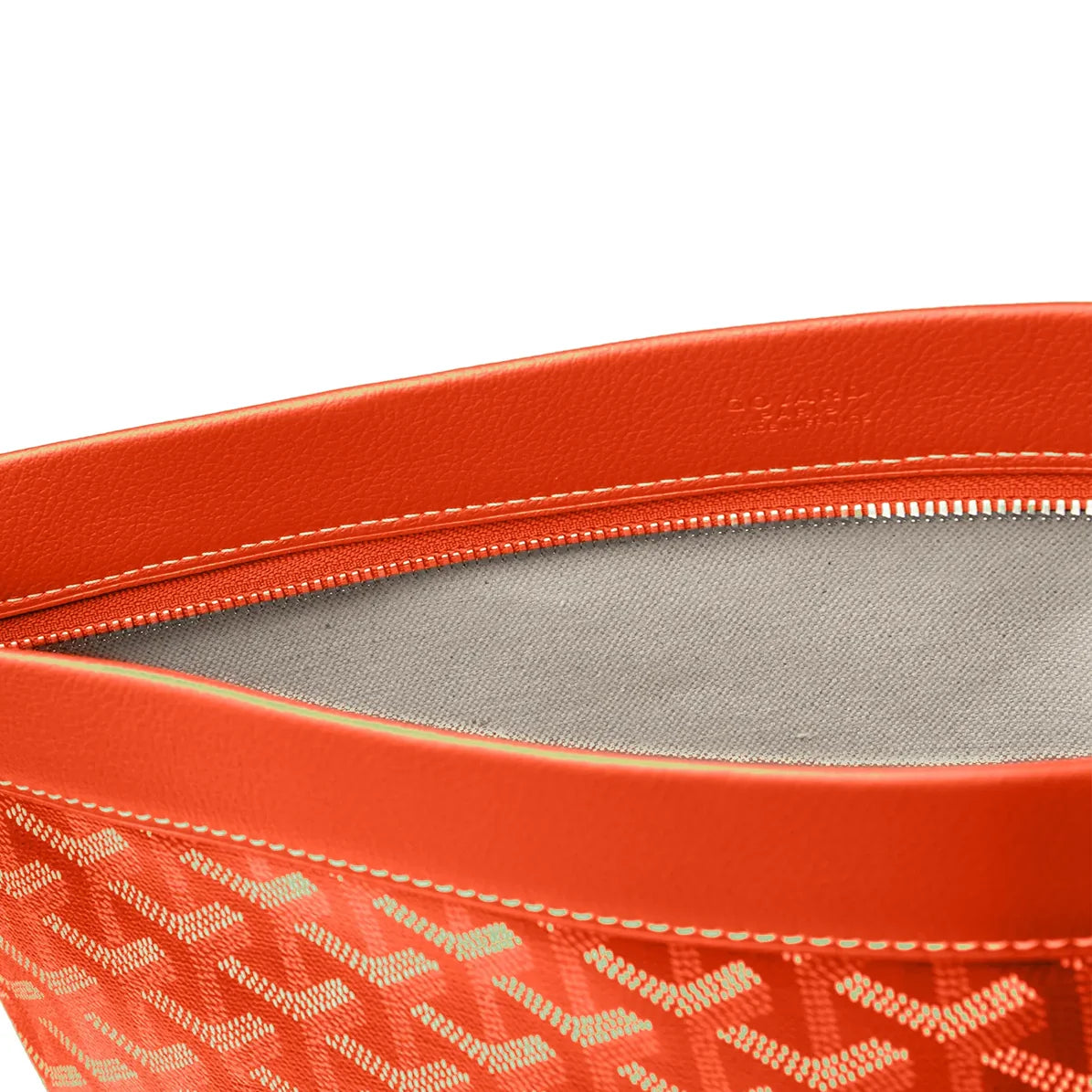 Goyard Conti Orange Pouch - view 3